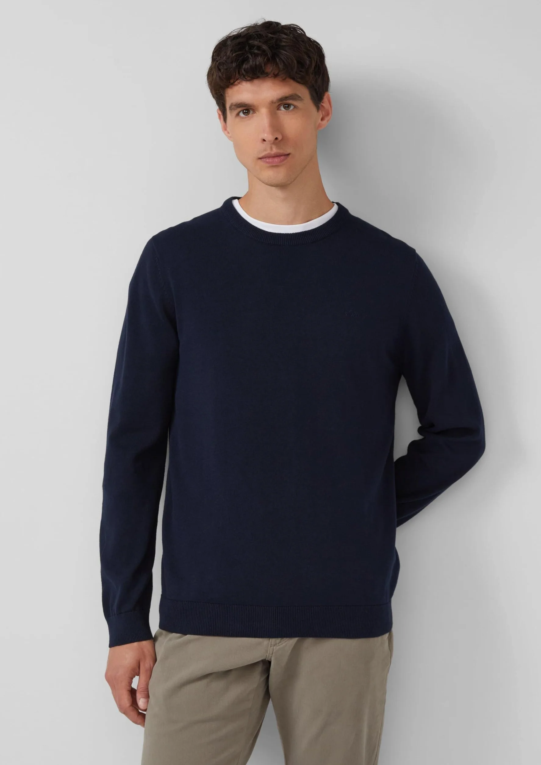 s.Oliver Sweter męski, 5978 niebieski, M