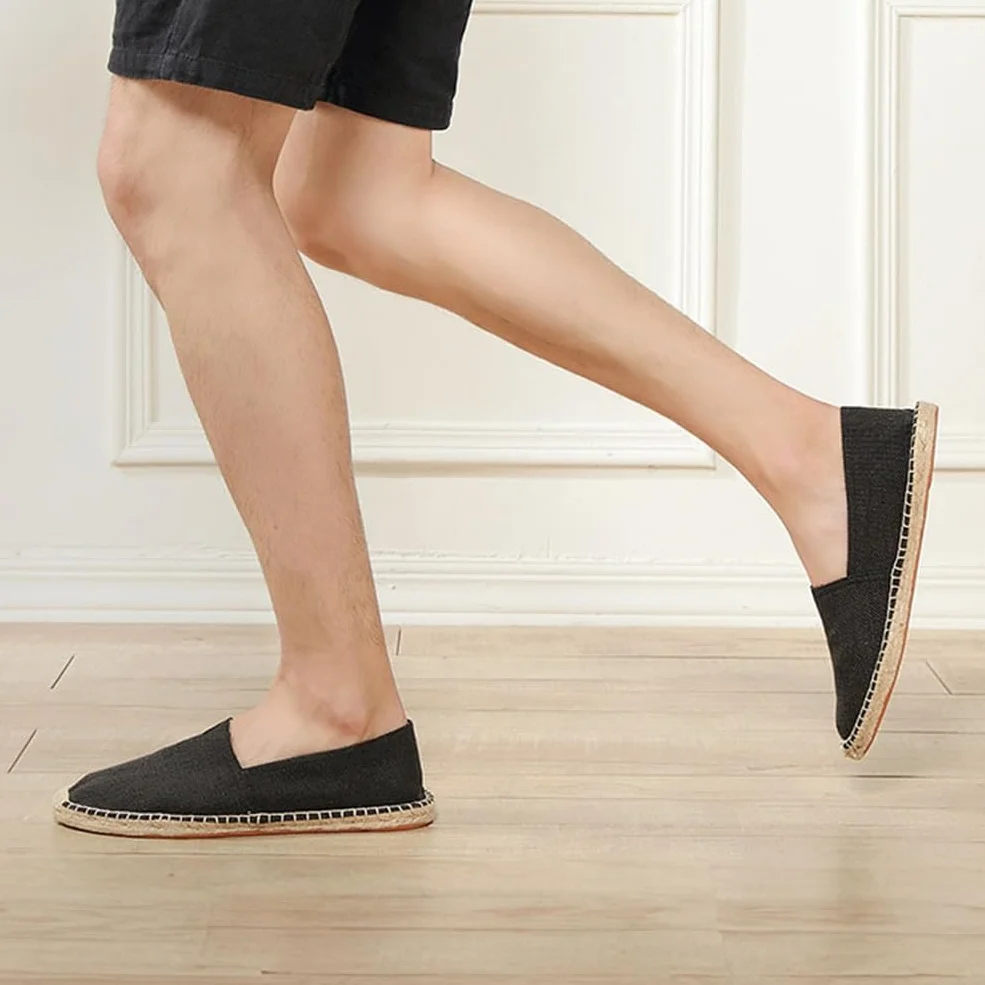 M&Catree Płócienne buty espadryle dla mężczyzn kobiet na co dzień wsuwane mokasyny płaskie trampki do jazdy