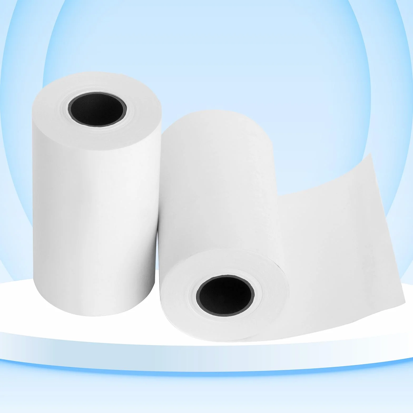 Rolki papieru termicznego EC, 15 rolek papieru termicznego 57 x 35 mm, rolki kasowe do czytników kart (14 m/rolki)