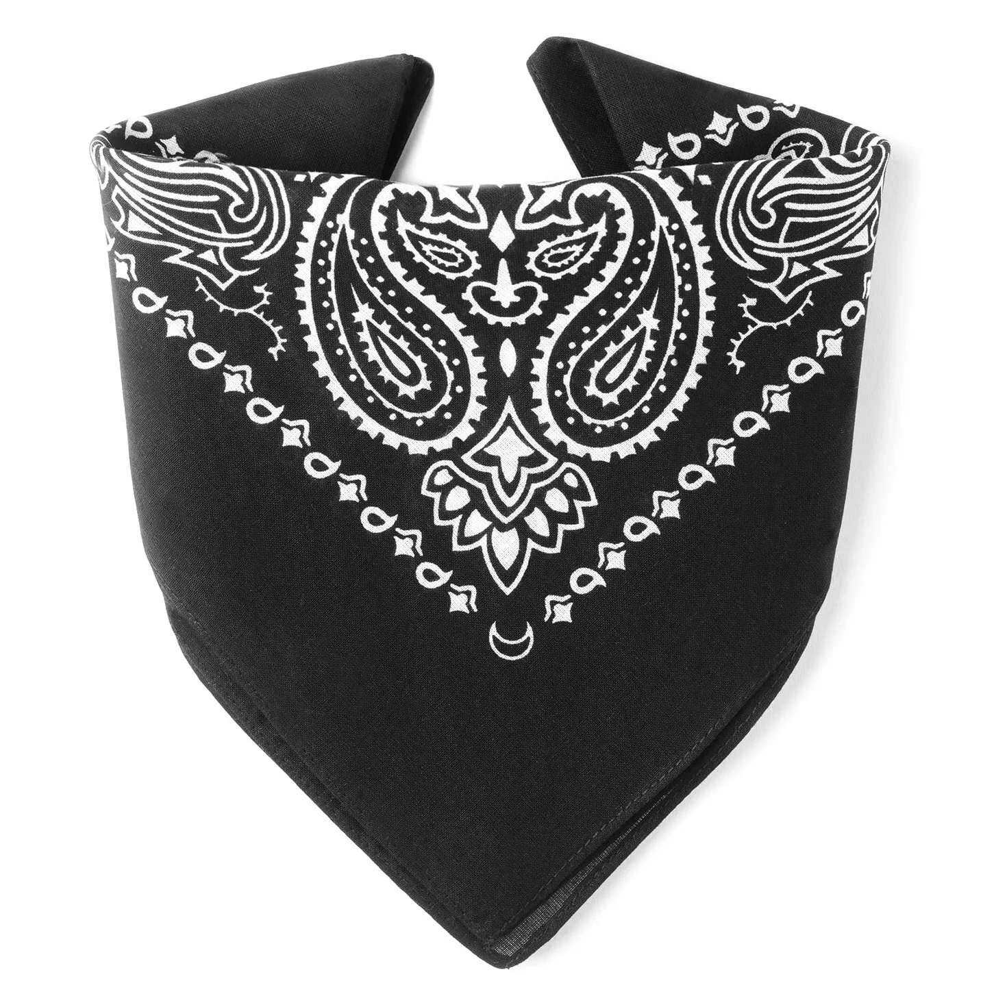 ...KARL LOVEN Bandana 100% bawełna jakość premium dla kobiet i mężczyzn, chusta na szyję, chusta na głowę, oryginalny wzór Paisley, nakrycie głowy, szal na nadgarstek, głowa, rowerzysta