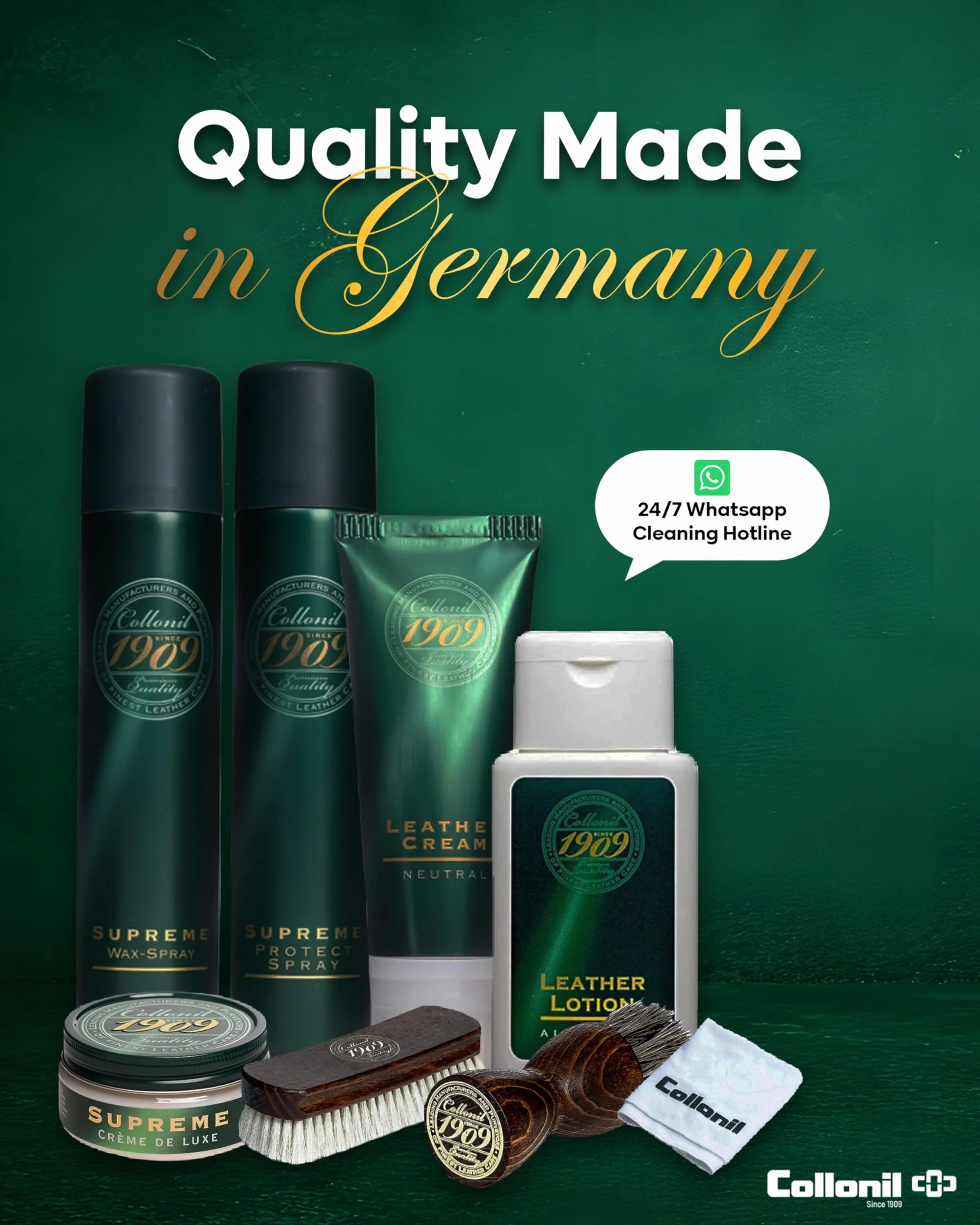 Collonil 1909 Supreme Creme de Luxe 79540000050 Krem do butów, gładka skóra, przezroczysty/bezbarwny