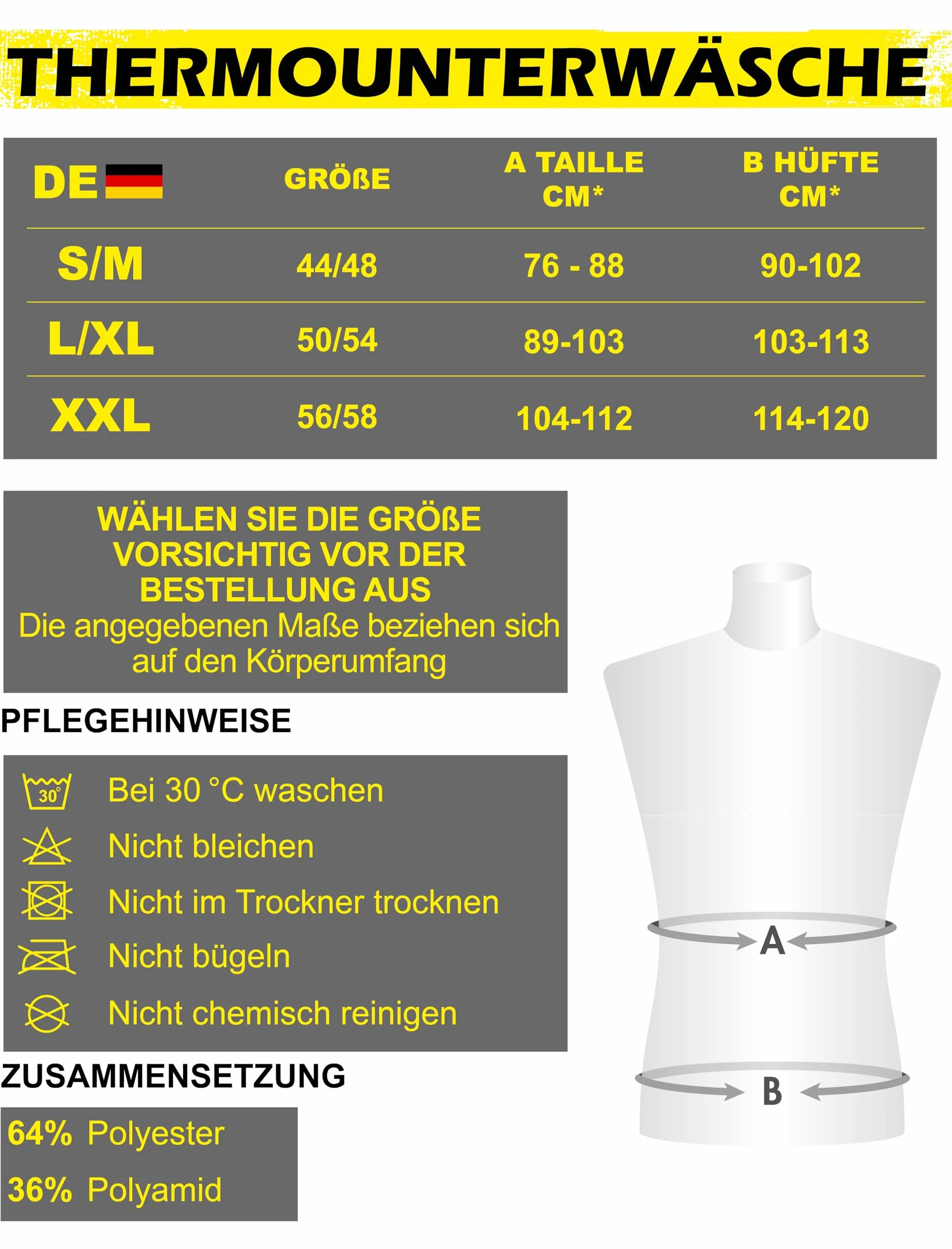 NOLOGO Work Termiczna Lupetto Mężczyźni - Sportowa Bielizna Termiczna Stretch i Oddychająca, Odzież Termiczna, Bezszwowa Koszulka Termiczna - Made in Italy