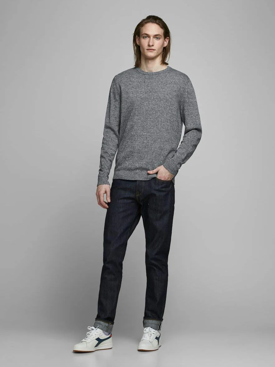 JACK & JONES Jjeholmen Sweat Crew Neck Noos Bluza Mężczyźni