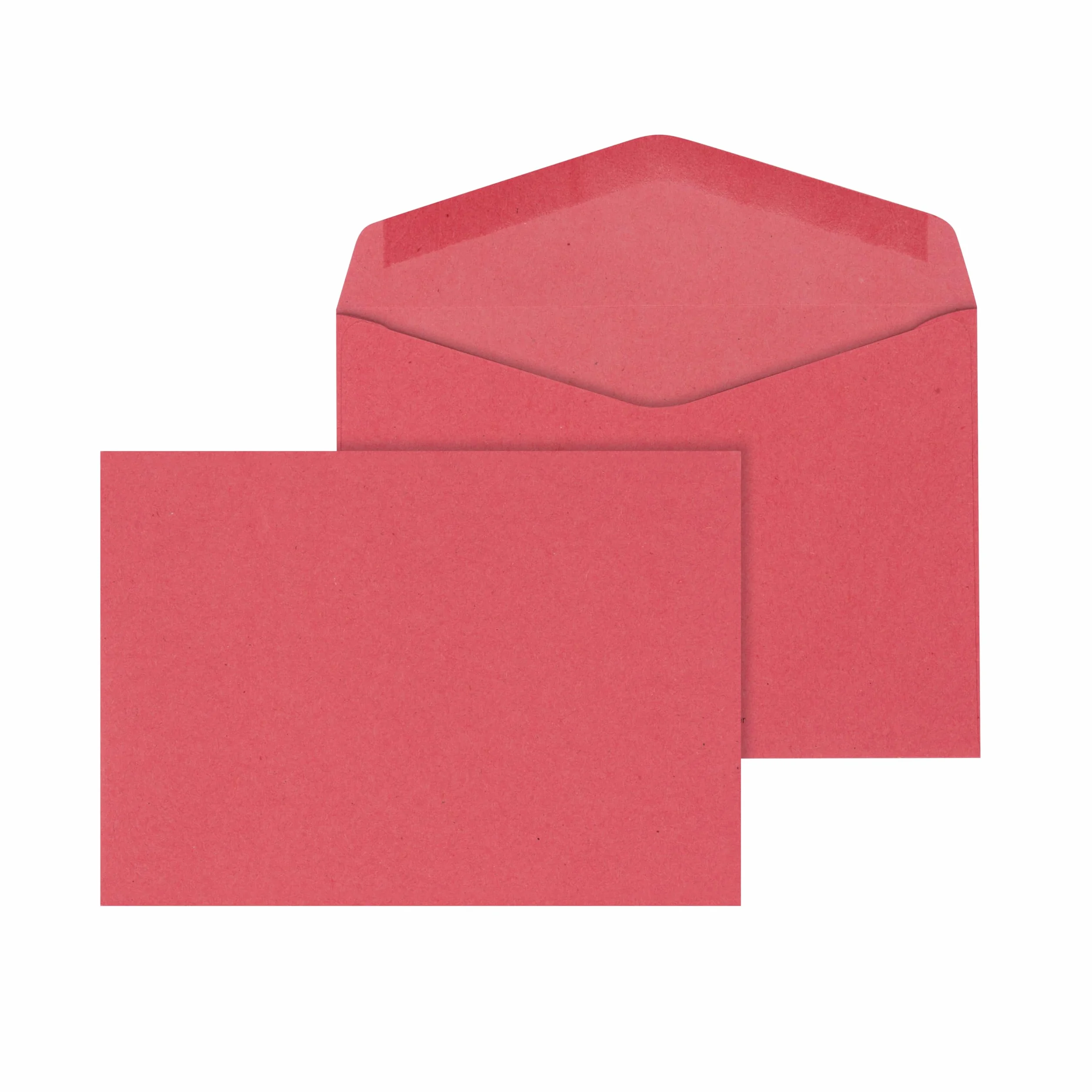 ÖKI Koperta C6, 50 sztuk, koperty klejone na mokro, 114 x 162 mm, 75 g, czerwone kulorowe
