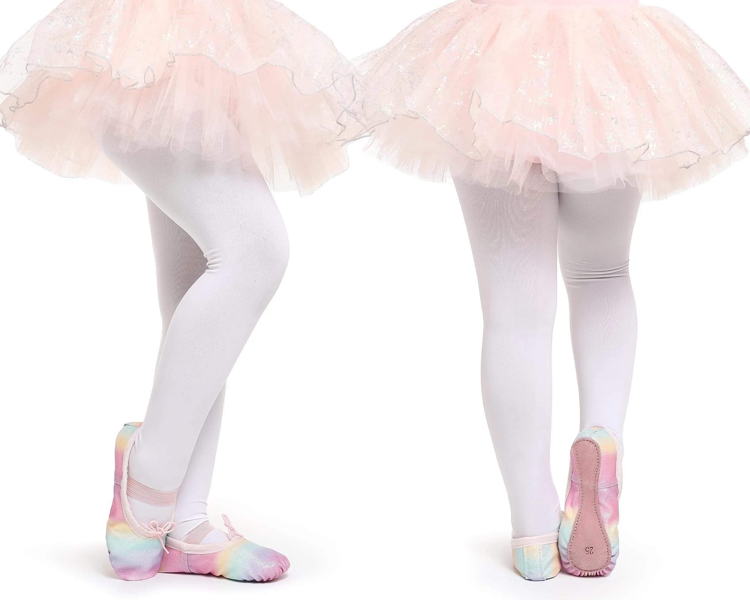 Buty baletowe dla dziewcząt, brokatowe, balet, buty do tańca, skórzane, na całą podeszwę, balet, do tańca, płaskie buty dla dzieci, maluchów, występów tanecznych, przebranie