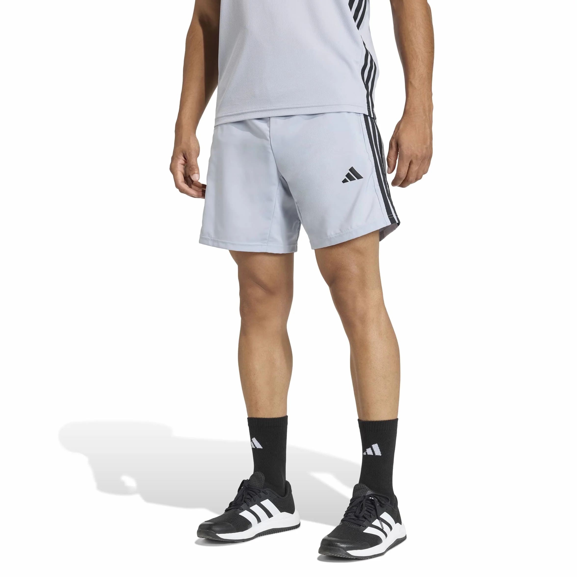 adidas Workout Essentials Base 3 Stripes Woven Short - Shorty Mezczyzni