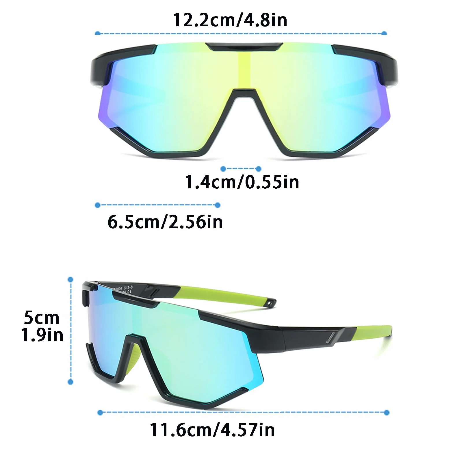 Lekkie okulary rowerowe dla nastolatków, polaryzacyjne okulary przeciwsłoneczne, do uprawiania sportu, jazdy na rowerze, tenisa, rugby, biegania, sportów na świeżym powietrzu, ochrona UV400