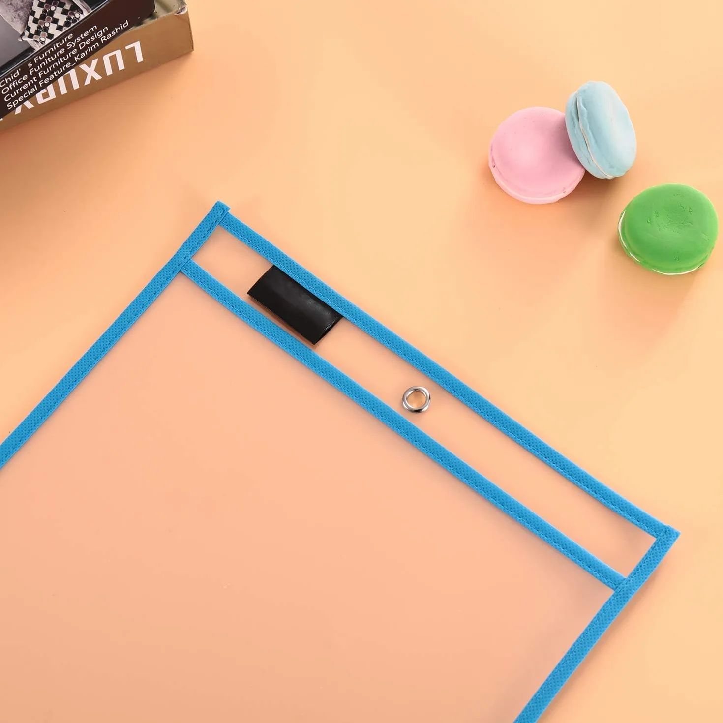 10 sztuk torebek Dry Erase, zmywalne, przezroczyste etui, wielokrotnego użytku, na przybory piśmiennicze, wielokolorowe, zmywalne na sucho, do klasy, biura, domu