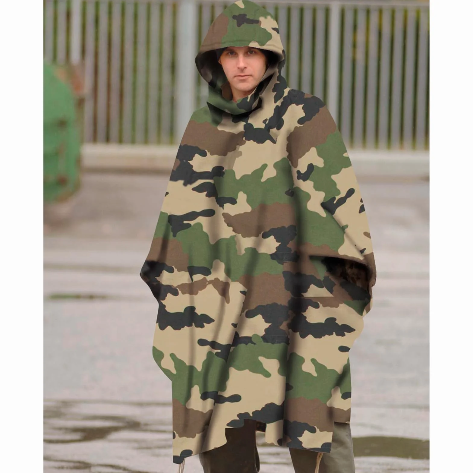 ARMY RIP STOP ponczo przeciwdeszczowe