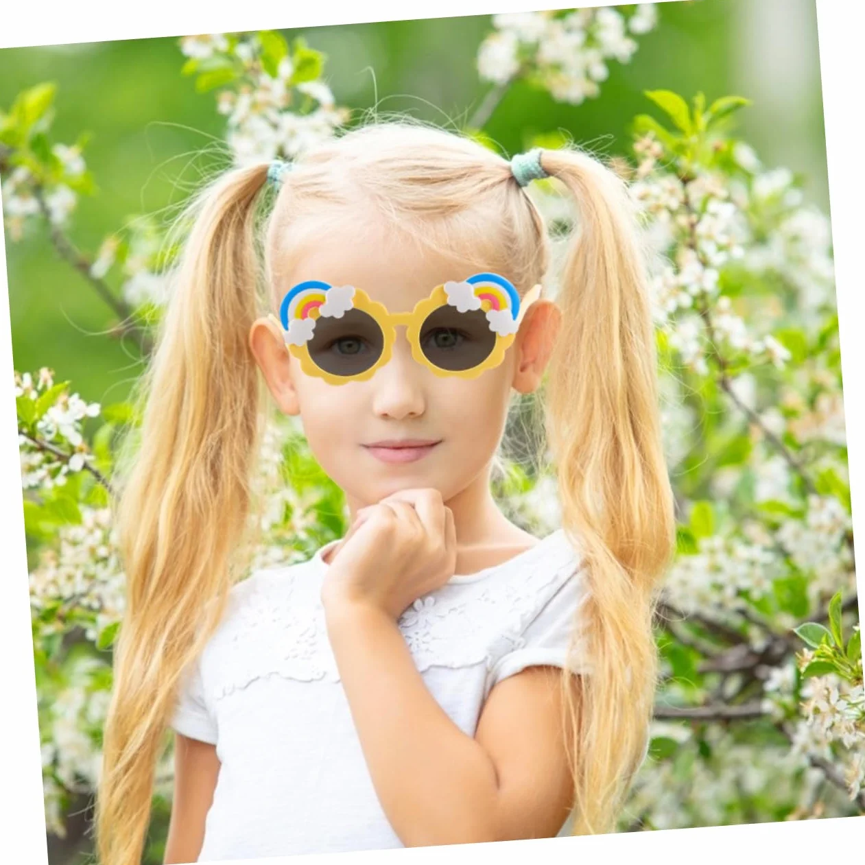 LIFKOME 1 Szt Tęczowe Okulary Przeciwsłoneczne Akcesoria Do Okularów Dziecięce Okulary Przeciwsłoneczne Okulary Dziecięce Plastikowe Okulary Przeciwsłoneczne Okulary Przeciwsłoneczne