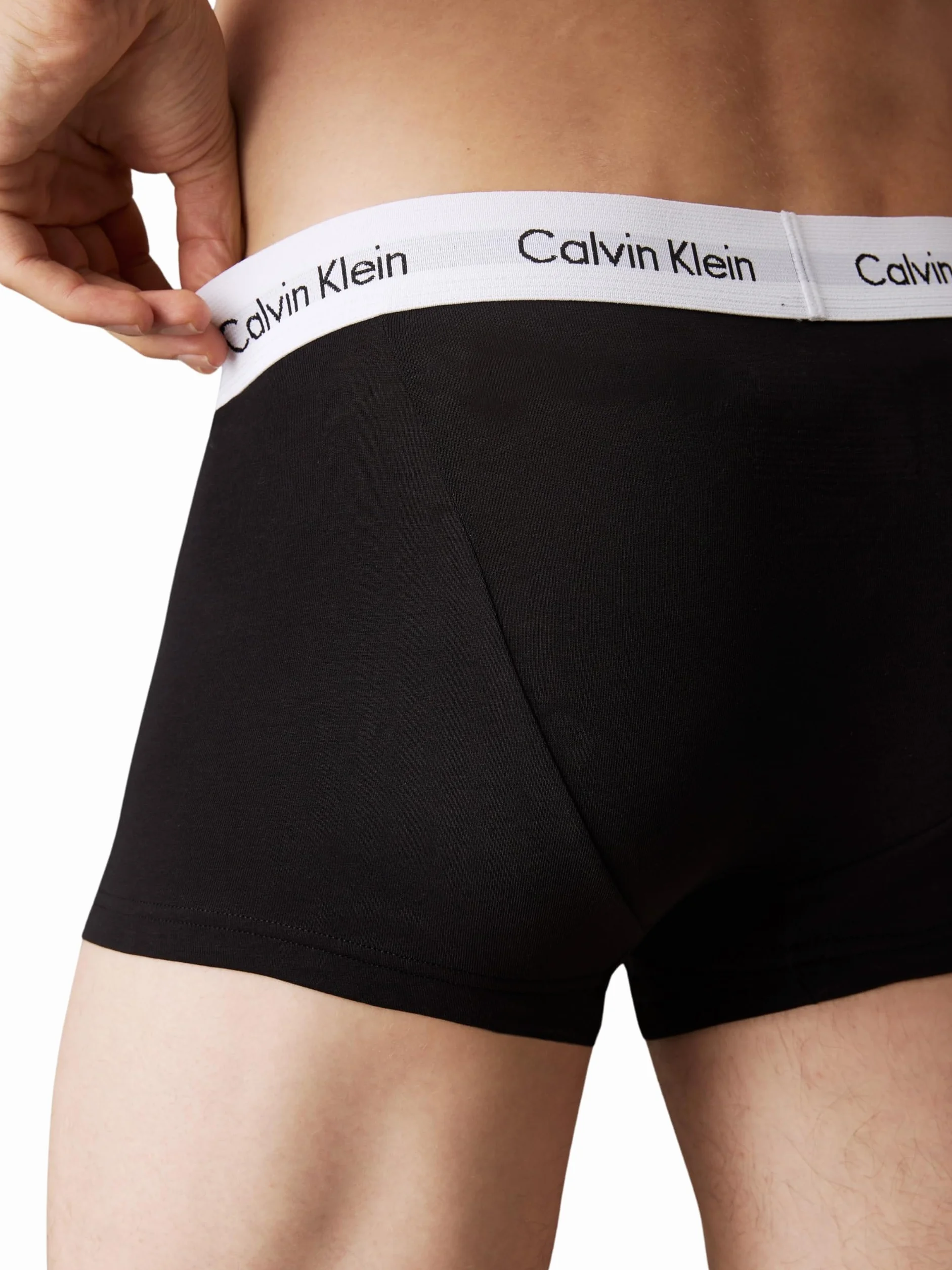 Calvin Klein Opakowanie 3 męskich bokserek z niskim stanem i rozciągliwą mikrofibrą NB4409
