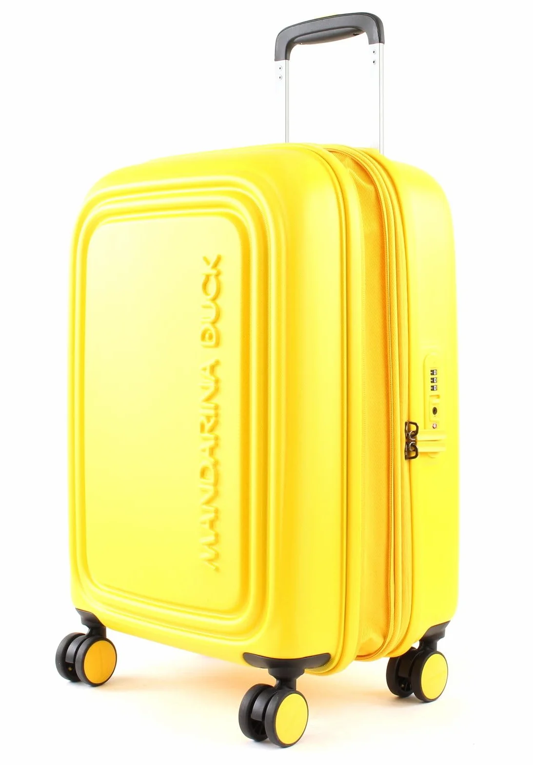 Mandarina Duck Logoduck walizka na kółkach, 35 x 55 x 23/26 (dł. x wys. x szer.), Duck Yellow, 35x55x23/26(LxHxW), walizka i walizka na kółkach