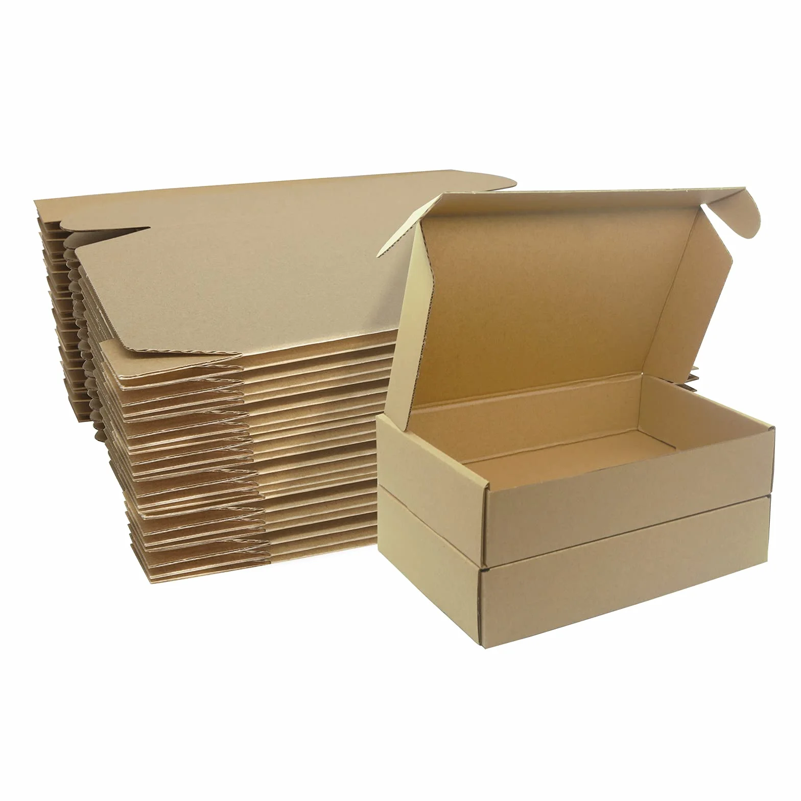 Royal Mail Opakowanie 10 pudełek wysyłkowych z tektury falistej na małe opakowania, brązowe, 23 x 16 x 5 cm