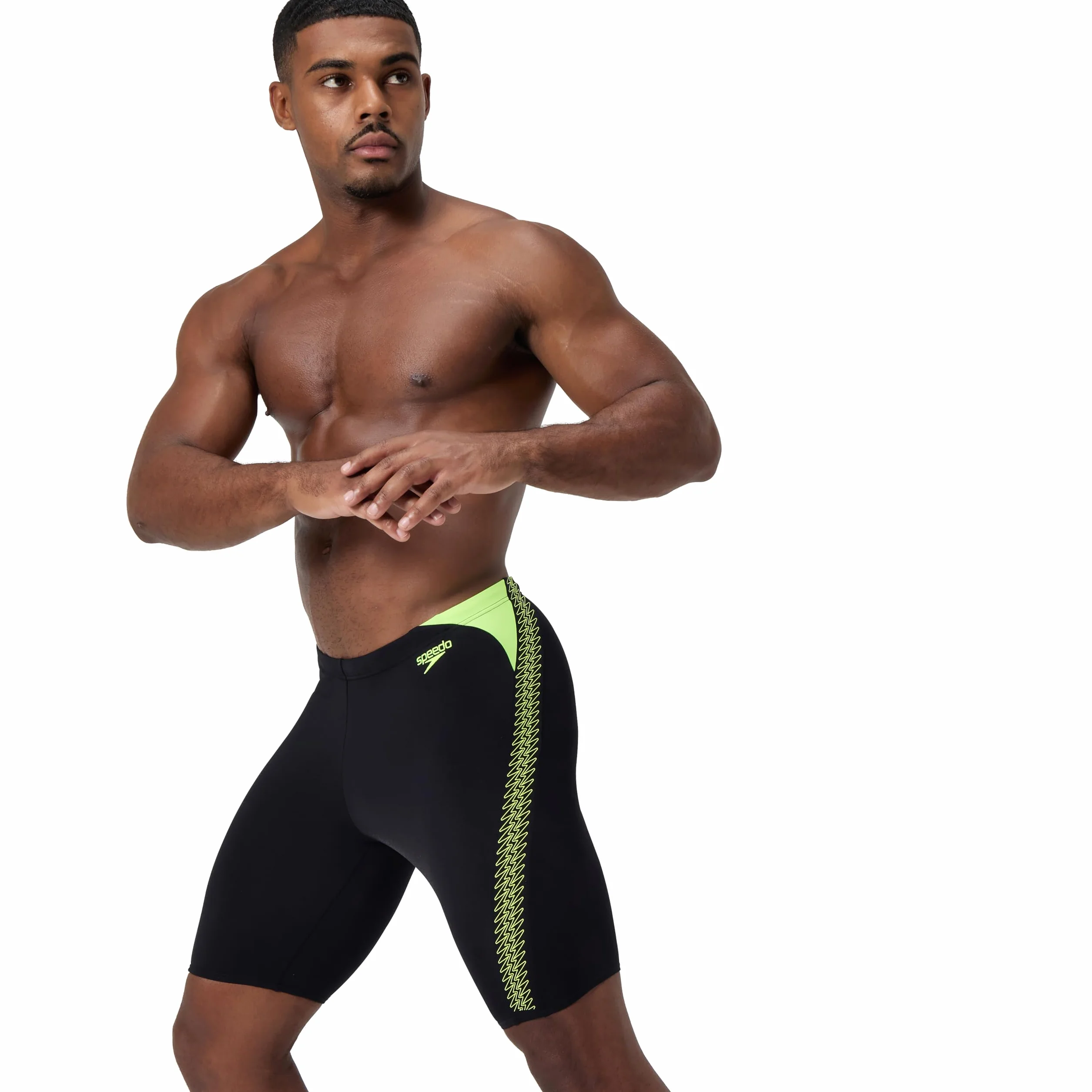 Speedo Jammer Mężczyźni Hyperboom Splice Jammer Swimming Trunks | Quick Drying | Training | Fitness | Chlorine Resistant