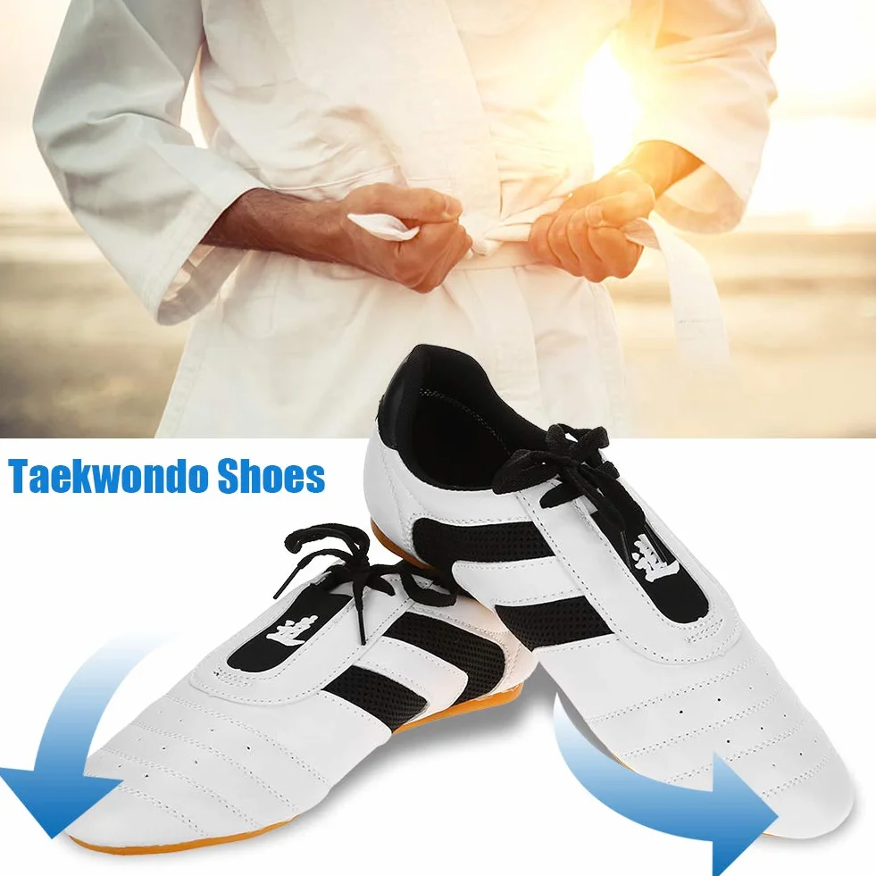Alomejor Taekwondo Kung Fu Taichi buty treningowe, antypoślizgowe buty do stylu walki, dla mężczyzn i kobiet
