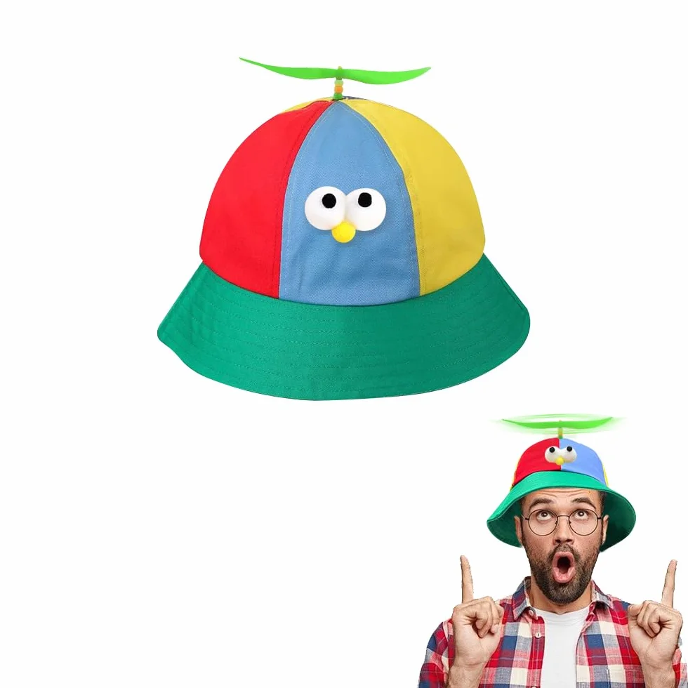 Czapka śmigła, czapka z śmigiełką, śmieszna czapka, czapka karnawałowa, dla dorosłych i dzieci, na karnawał, imprezę, rekwizyt, prezent na imprezę
