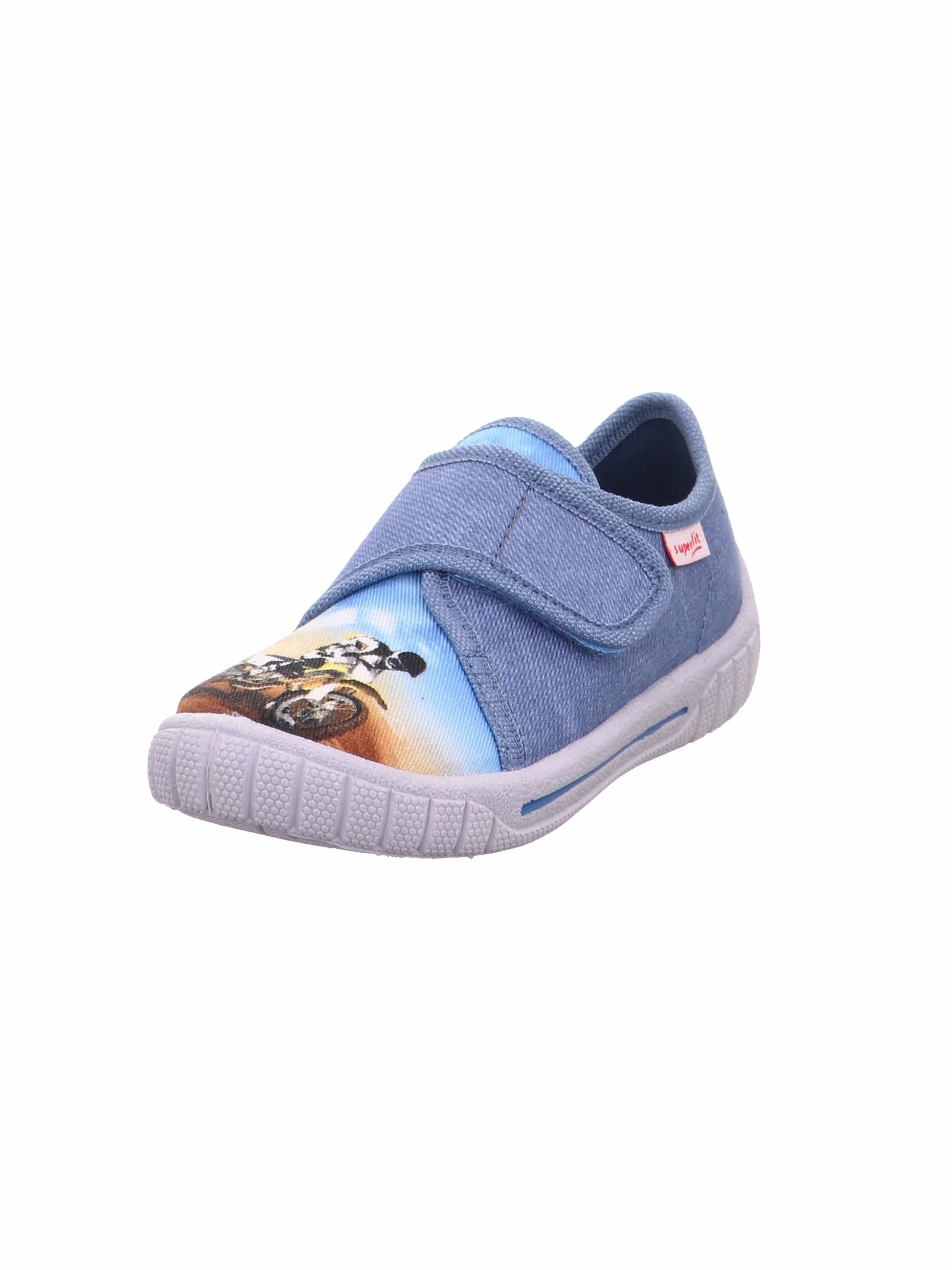 Superfit Bill 800271 Pantofel Chłopcy, niebieski 8010, 25 EU