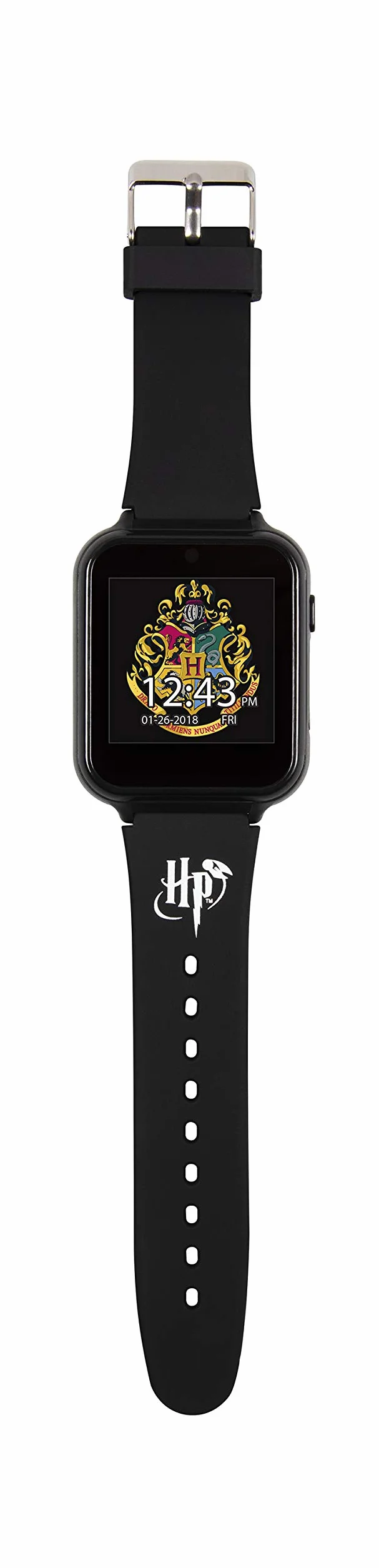 Harry Potter HP4096ARG Cyfrowy zegarek kwarcowy z silikonowym paskiem - chłopiec - czarny, Kolor: czarny, pasek