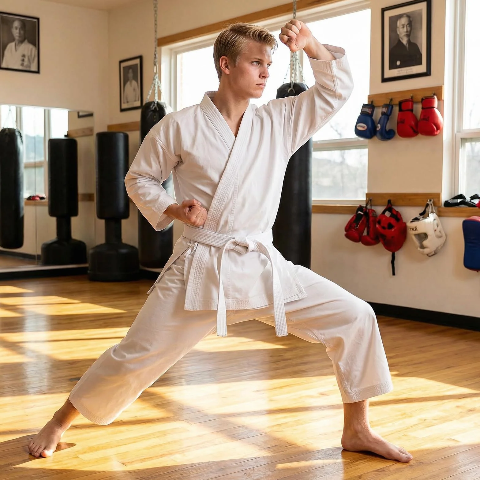 Pasek judo 220 cm, pasek do sportów walki, wytrzymały z bawełny, szeroki pasek Jiu Jitsu White Belt do judo, karate, na pierścionki, dla mężczyzn i kobiet