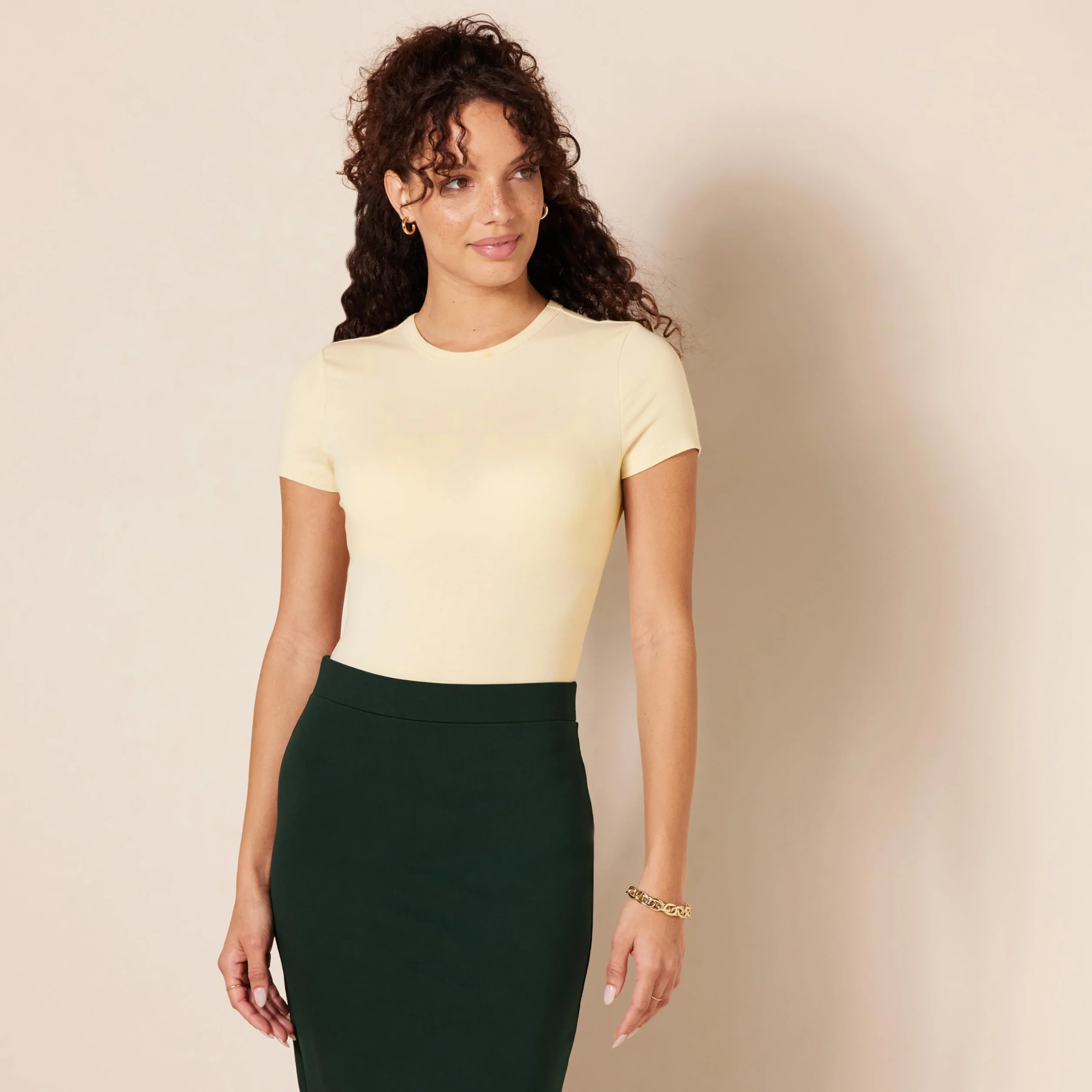 Amazon Essentials Kobiety Body z rozciągliwego bawełnianego dżerseju slim fit