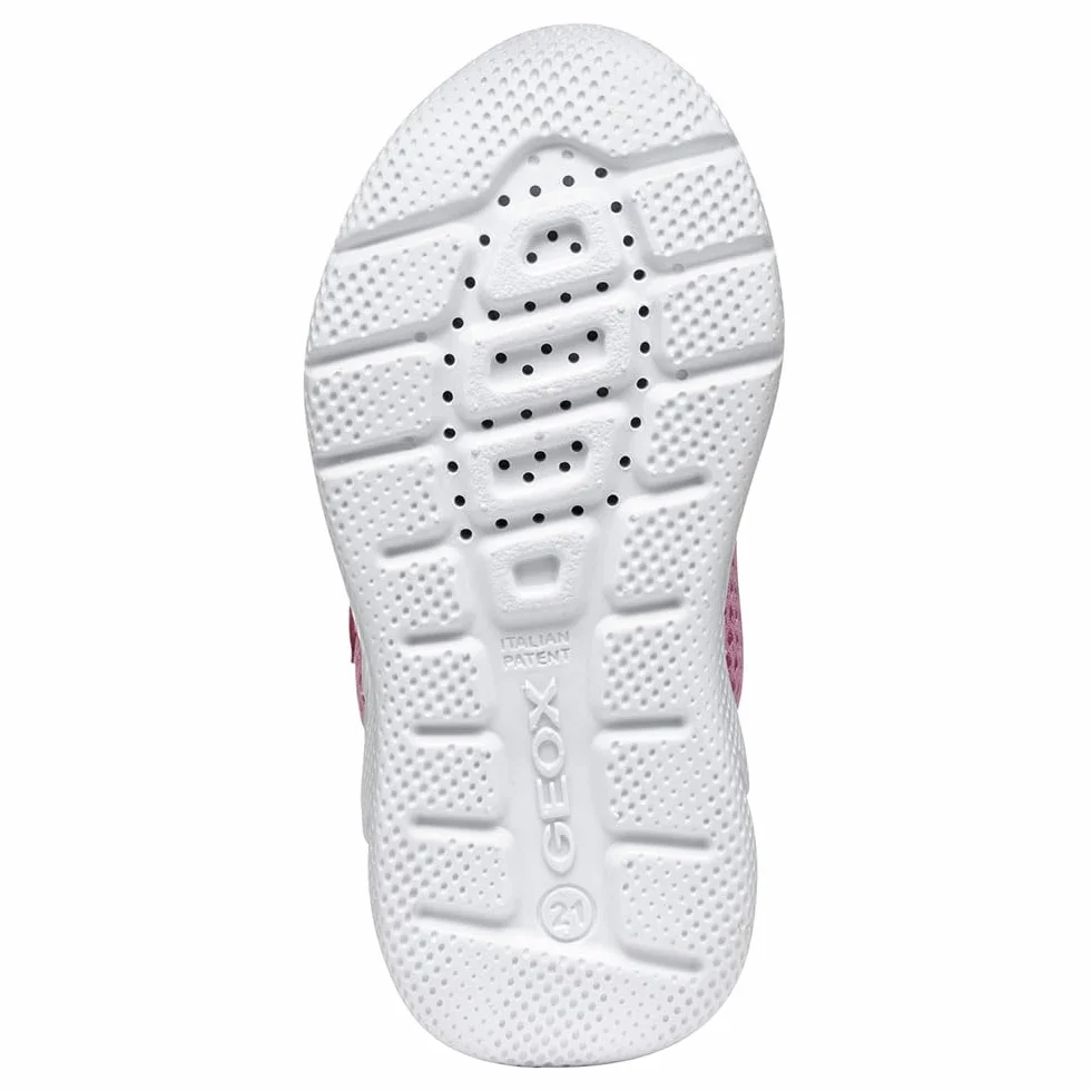 Geox Niemowlęta B SPRINTYE Girl D Sneakers, różowe/Watersea, 22 EU, różowy, 22 EU