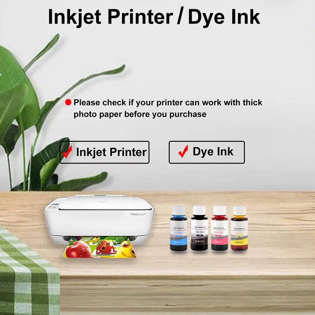 Gruby, dwustronny, matowy papier fotograficzny A3, 260 g/m², 60 arkuszy papieru do drukarek atramentowych, do menu, kalendarza, do druku atramentowego