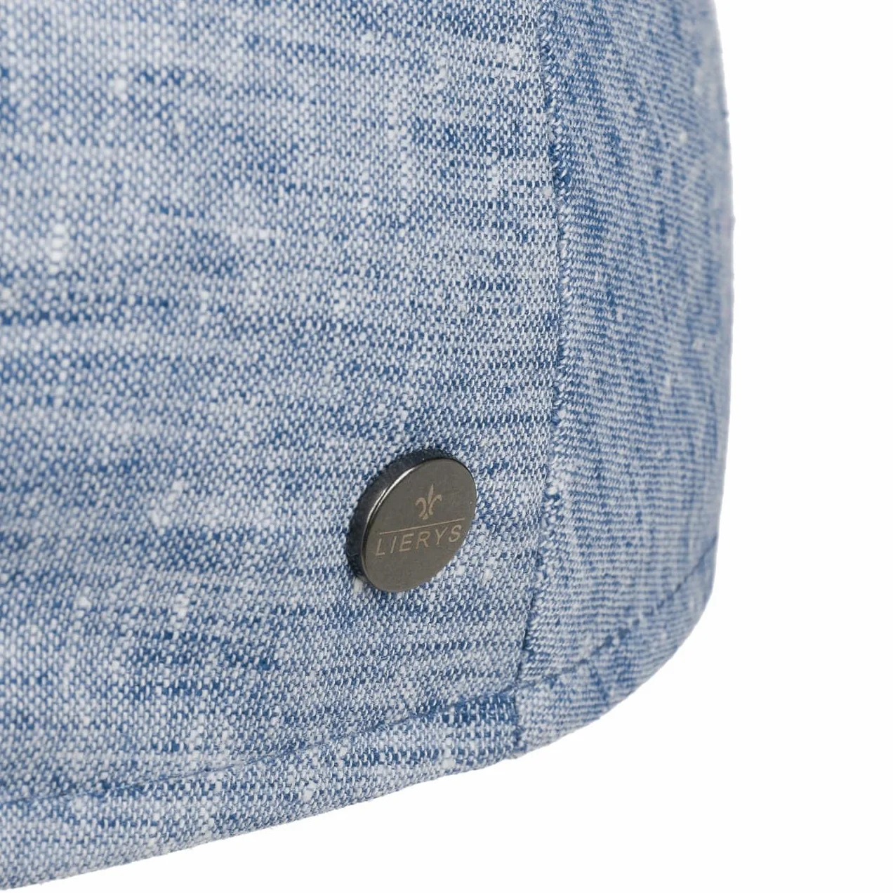 LIERYS Denim Summer Mix płaska czapka z daszkiem, lniana czapka, bawełniana czapka męska – Made in Italy z daszkiem, podszewką, podszewką