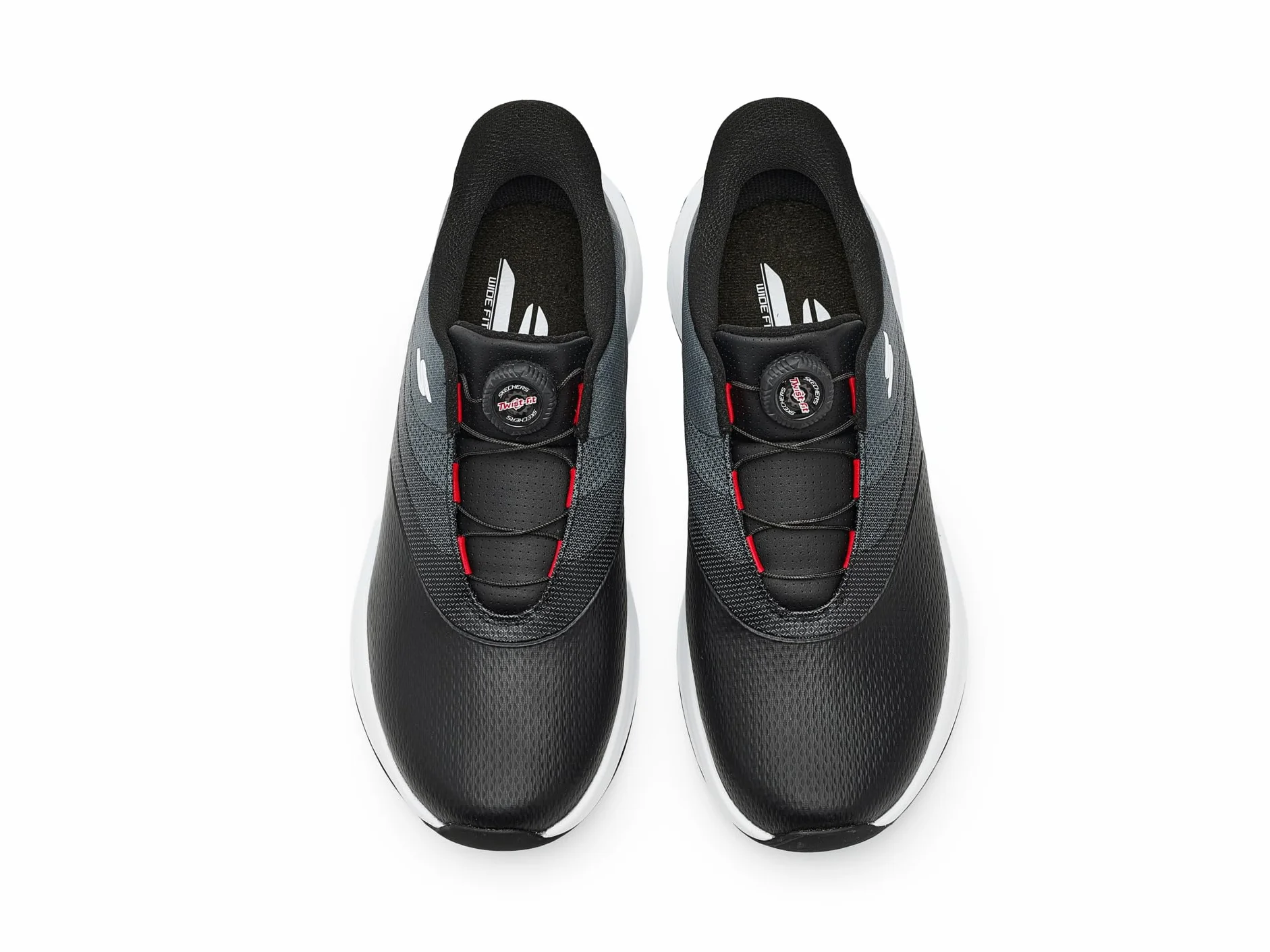 Skechers Mężczyźni Go Golf Mens Waterproof Synthetic Twist-fit Dial Closure Spike Less Golf ShoeButy golfowe