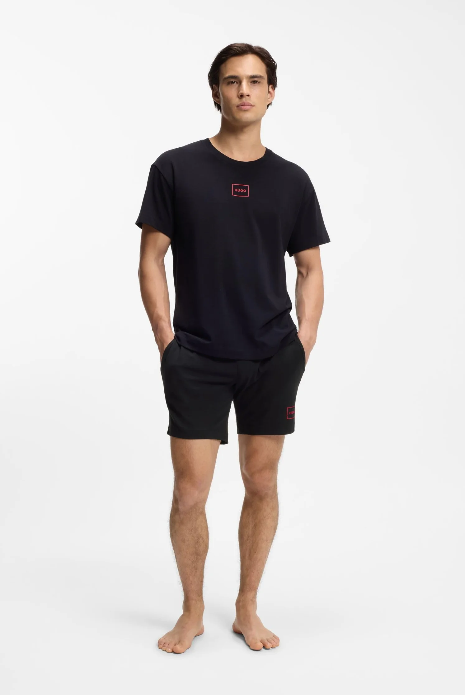 HUGO Laze Shorts Cw 10261152 01 - Szorty wypoczynkowe Mężczyźni