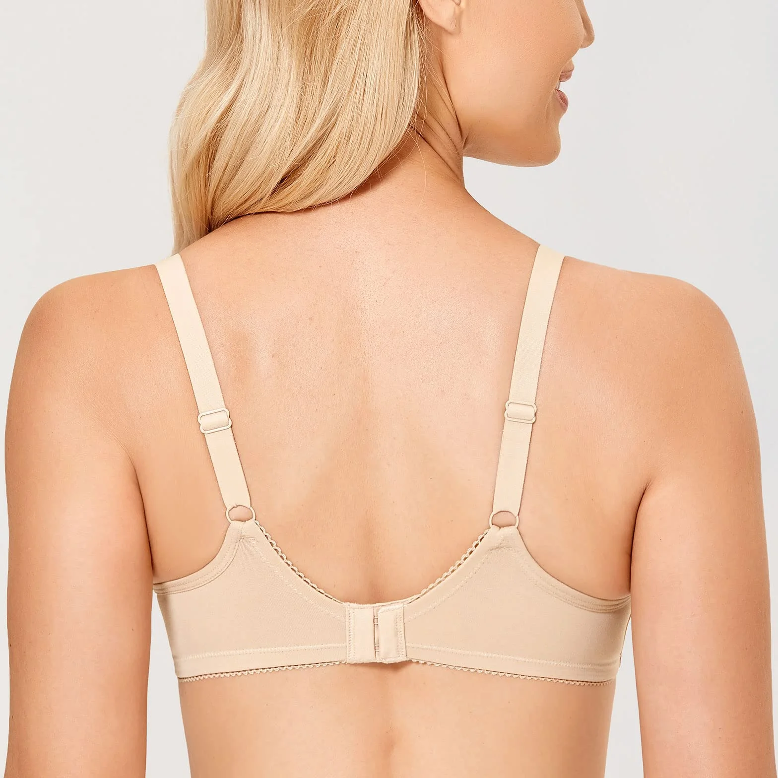 Gratlin Damskie plus size wyściełane fiszbiny biustonosze podtrzymujące pielęgniarstwo biustonosze Meternity Bras