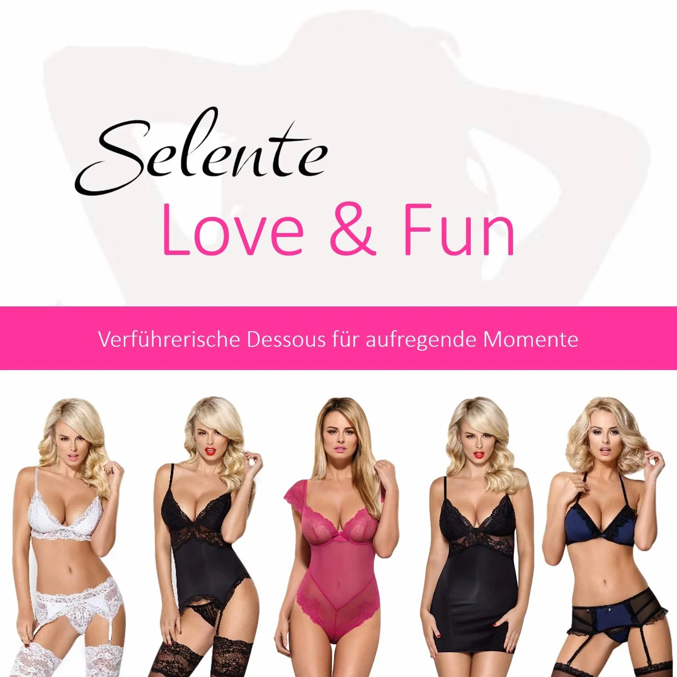 Selente Love & Fun uwodzicielskie i wygodne damskie majtki ouvert