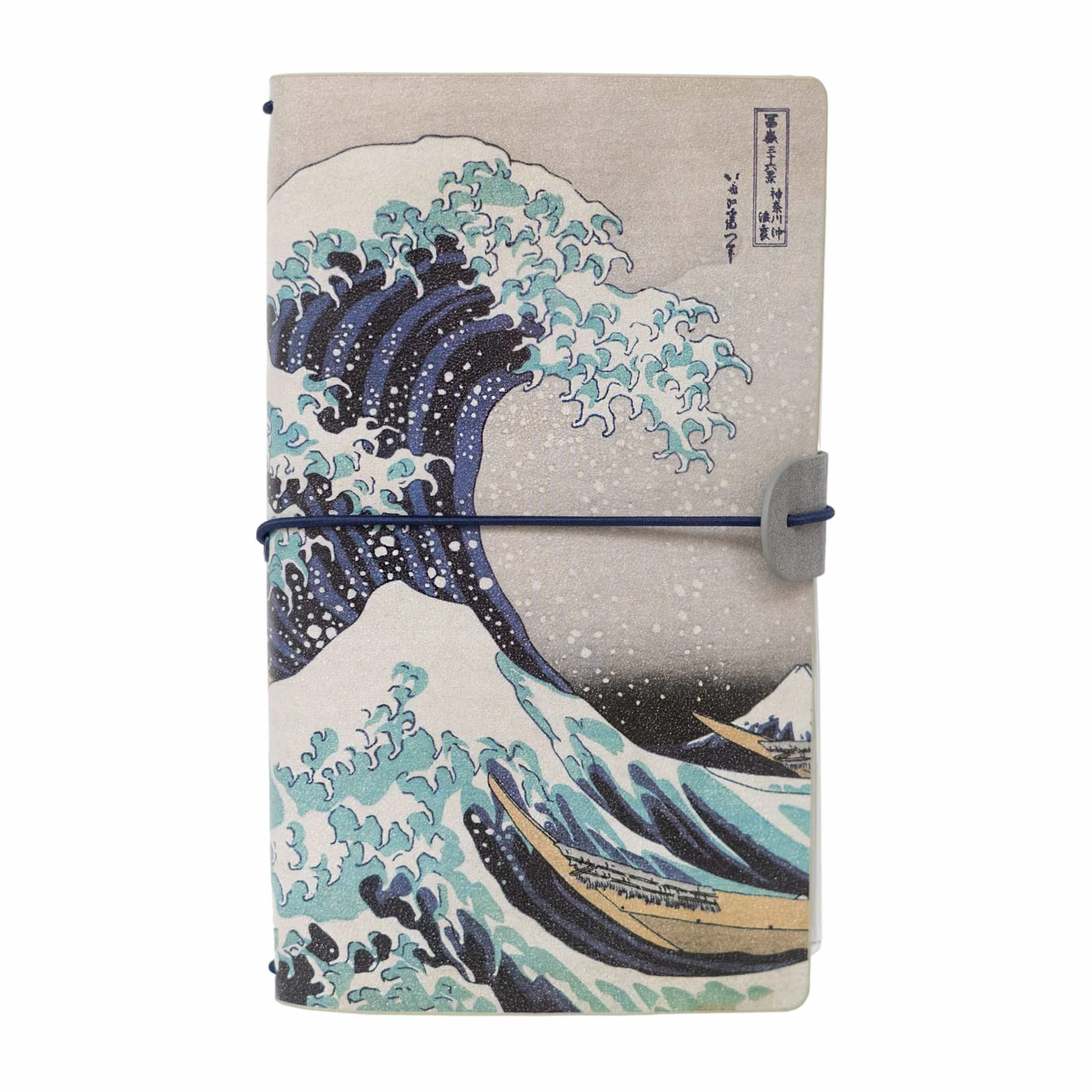 Kokonote Hokusai Travel Journal - PU Leather Journal Notebook - Diary Journal - Travel Notebook - Travel Accessories - Travel Gifts - Travel Gift - Cute Gifts