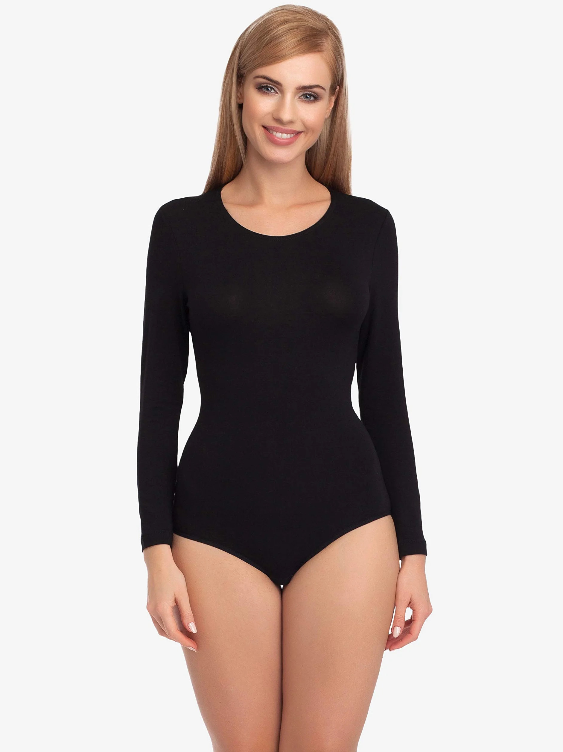 Merry Style Damskie Body z Długim Rękawem BD109