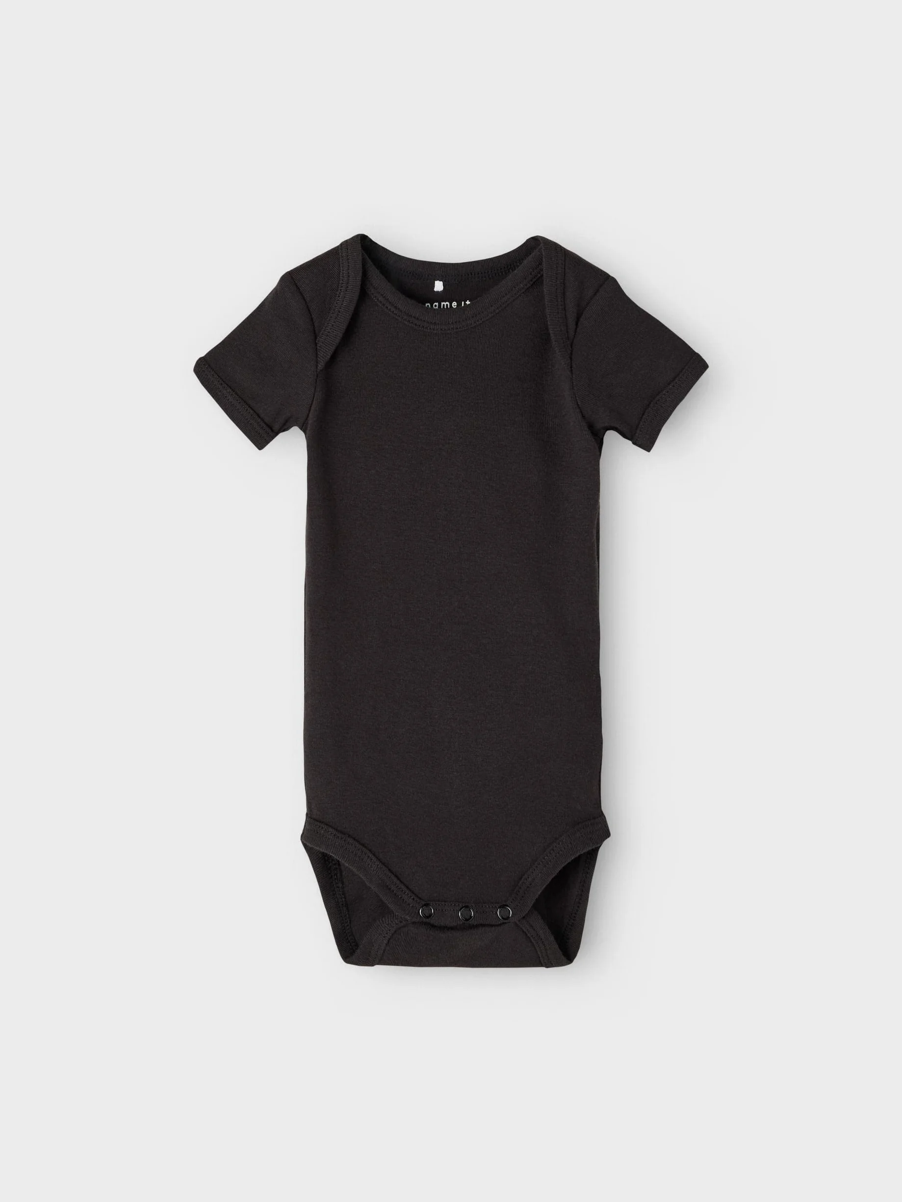 NAME IT śpioszki uniseks niemowlęta NBNBODY 3P SS BLACK 2 NOOS (3 w zestawie)