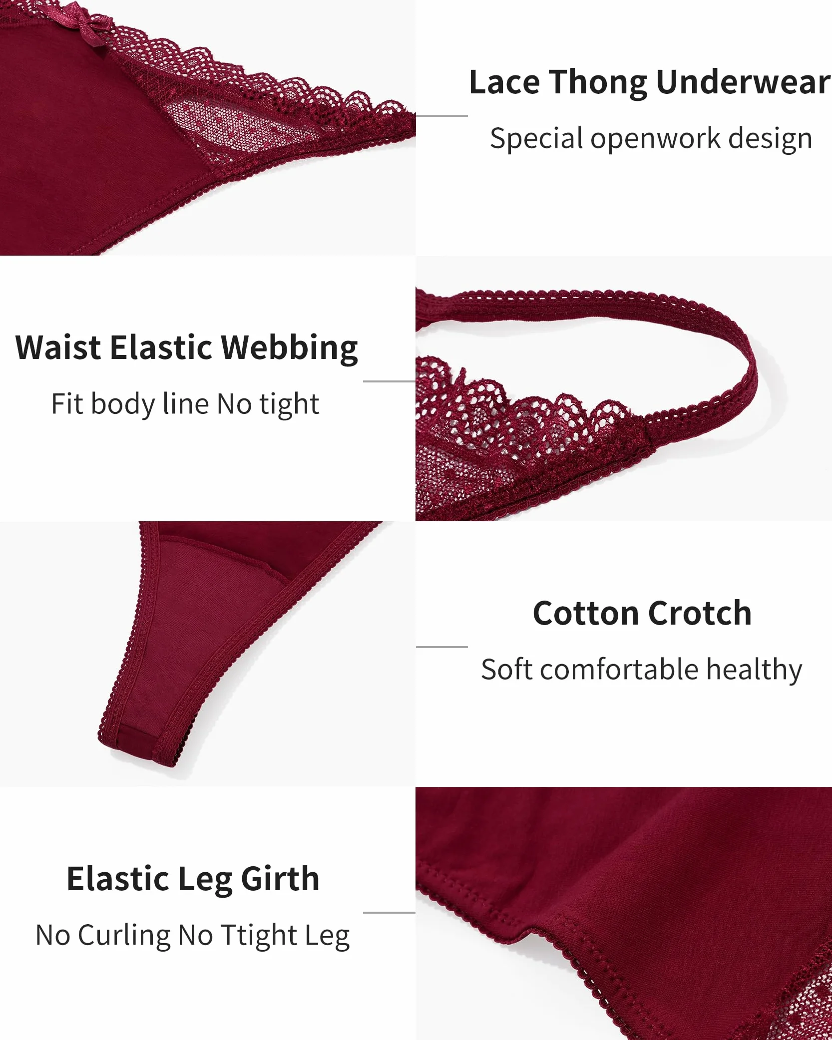 Damskie bezszwowe stringi koronkowe stringi bezczelne majtki hipsterskie rozciągliwe stringi z tyłu T rozmiar S-XL