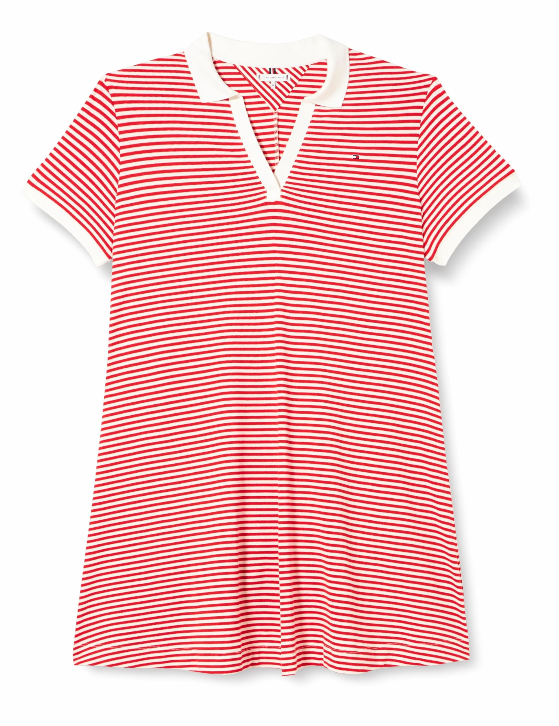 Tommy Hilfiger Sukienki polo Kobiety Crv Open Placket F&f Ly Polo Drs