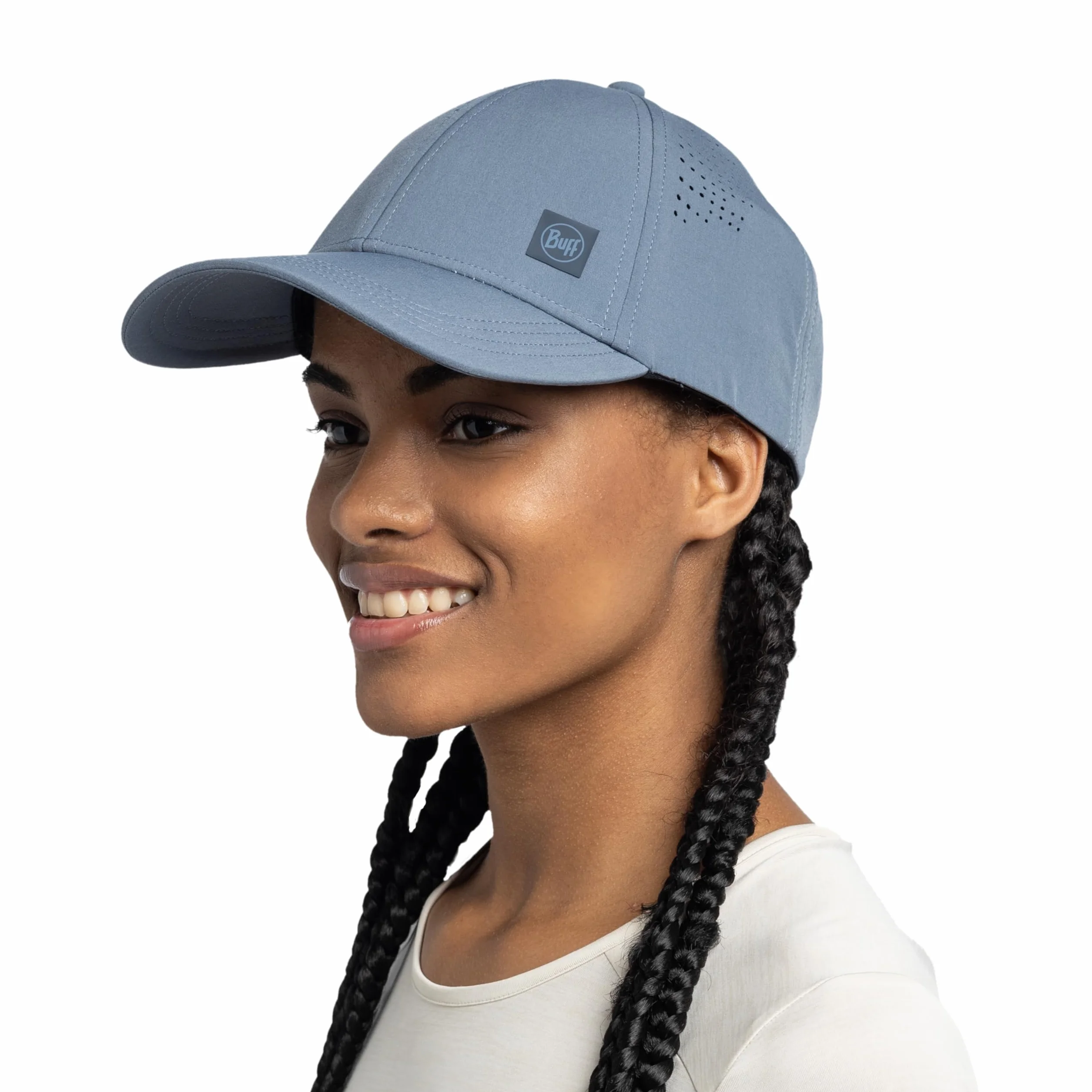 Buff® | Czapka Summit Mężczyźni Kobiety Dorośli Regulowana, Oddychająca, UPF50, Wygodna, Jakość, Lekki, Elastyczny, L/XL, Niebieski