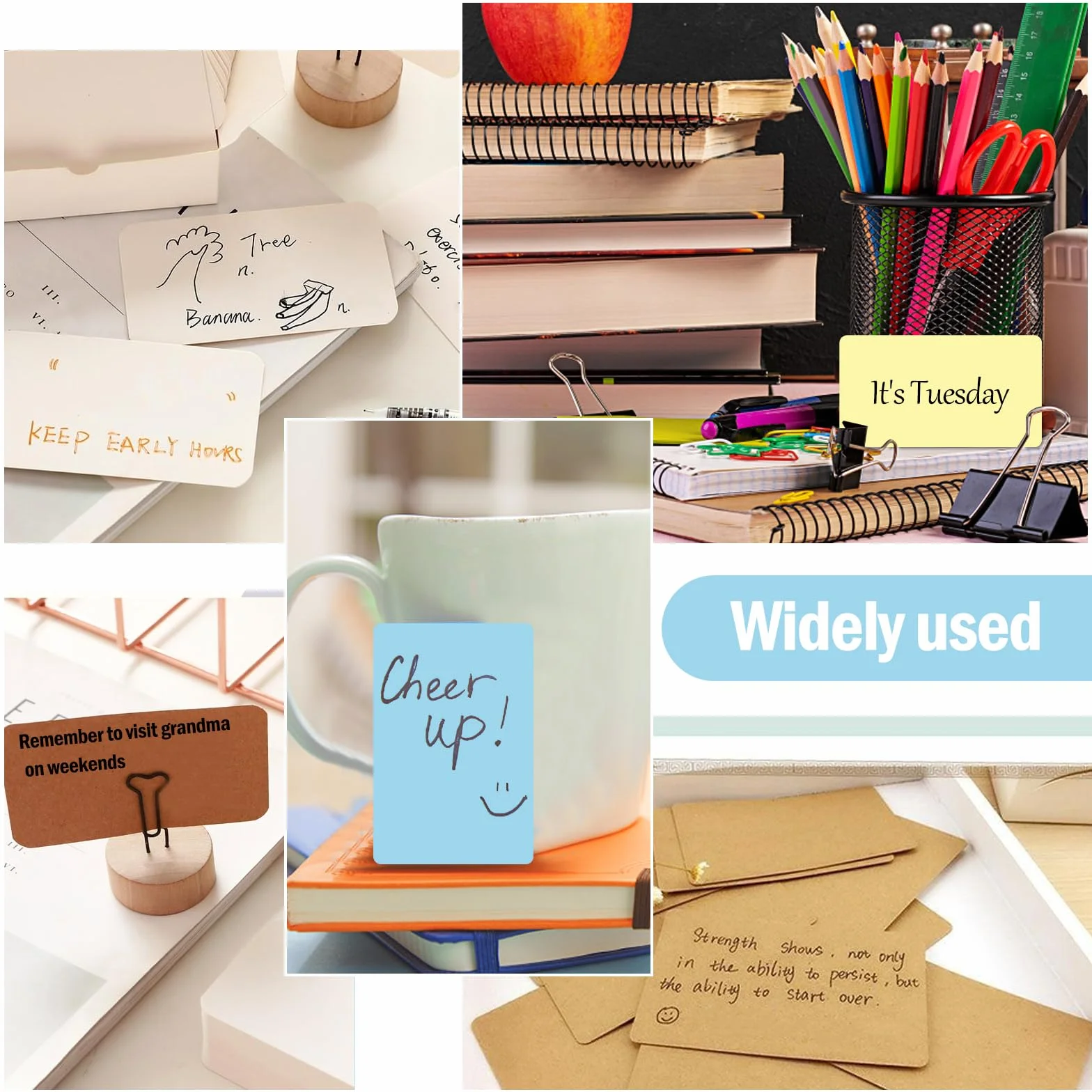 600 sztuk pustych kartek z papieru typu kraft, kolorowy papier, wizytówki, karty do nauki, karty do gry, słownictwo, karty flashcards