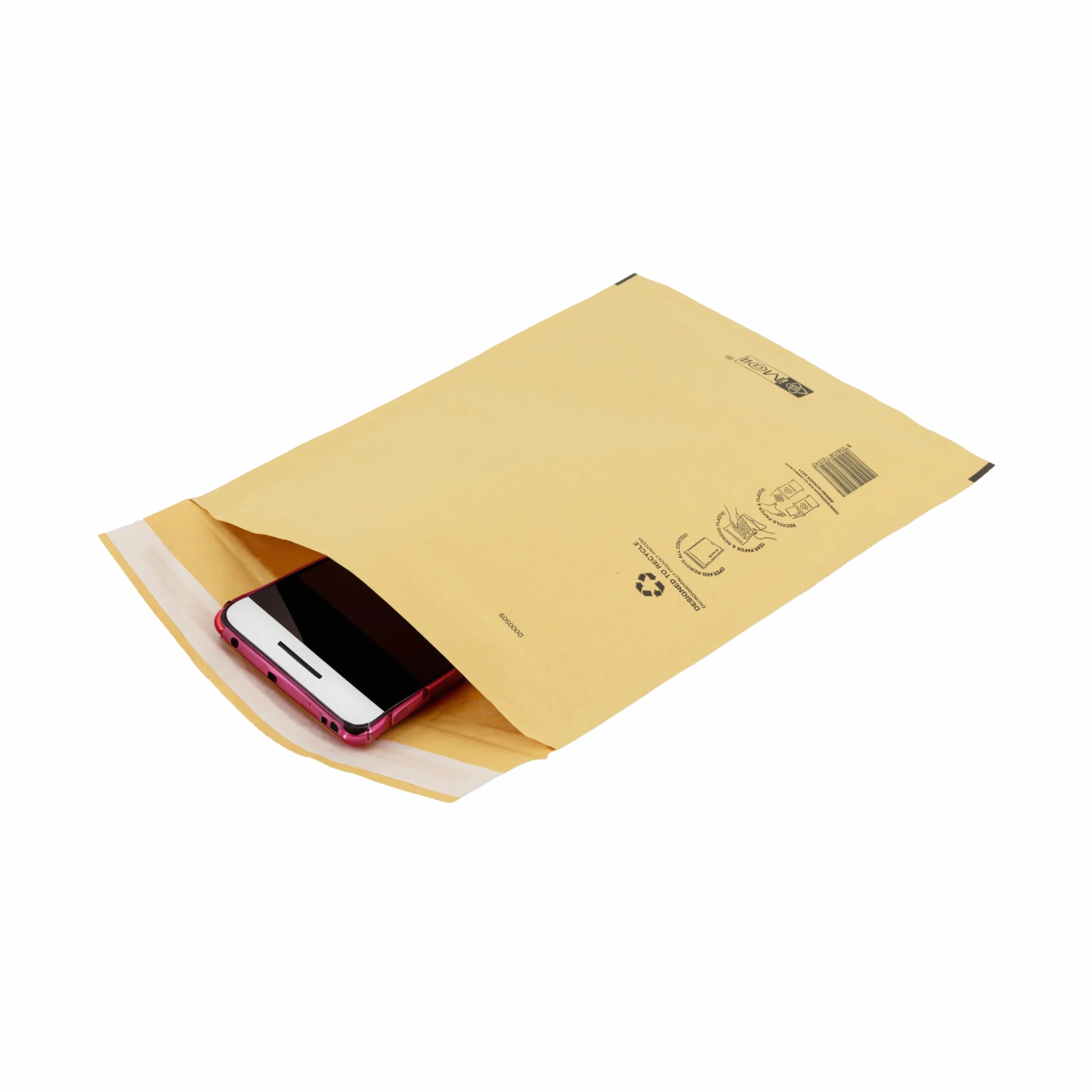 OPAKOWANIA 2000-100 Wyściełanych Kopertów Pocztowych iM@il - 10 x 16.5 cm - Wyściełane Koperty Wysyłkowe - Idealne do wysyłki i Ochrony Przedmiotów