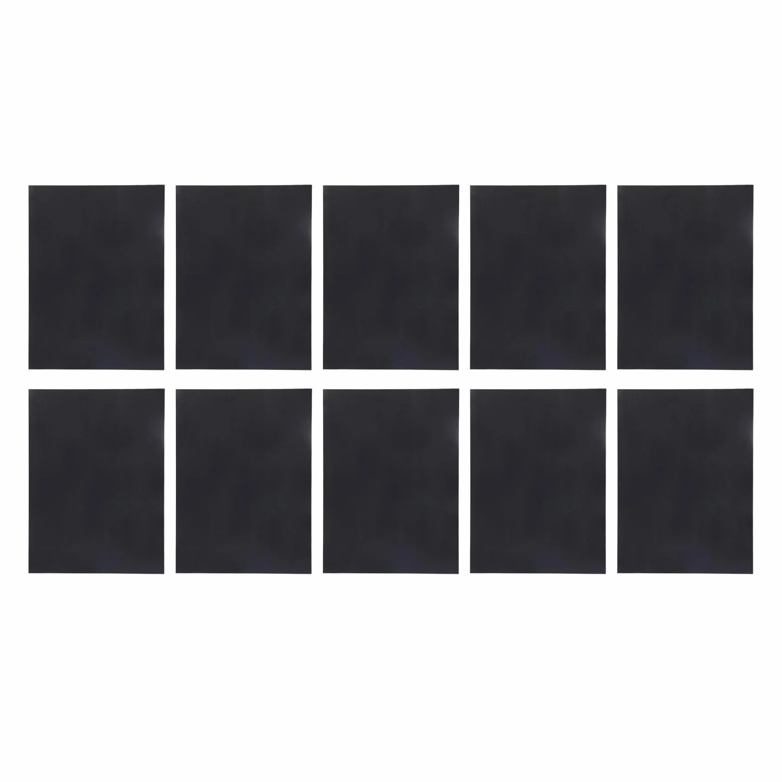 10 szt. Czarny Papier do Testowania Laserów 210x285mm Dwustronny Lasery Użytkowe Papier Skupiający Przezroczysty Obszar Drukowania do Regulacji Jakości Plamki