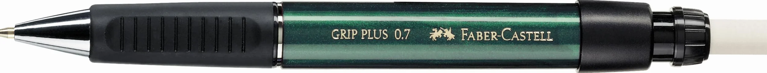 FABER-CASTELL 130700 – ołówek automatyczny GRIP PLUS, grubość wkładu: 0,7 mm, kolor korpusu: zielony metaliczny