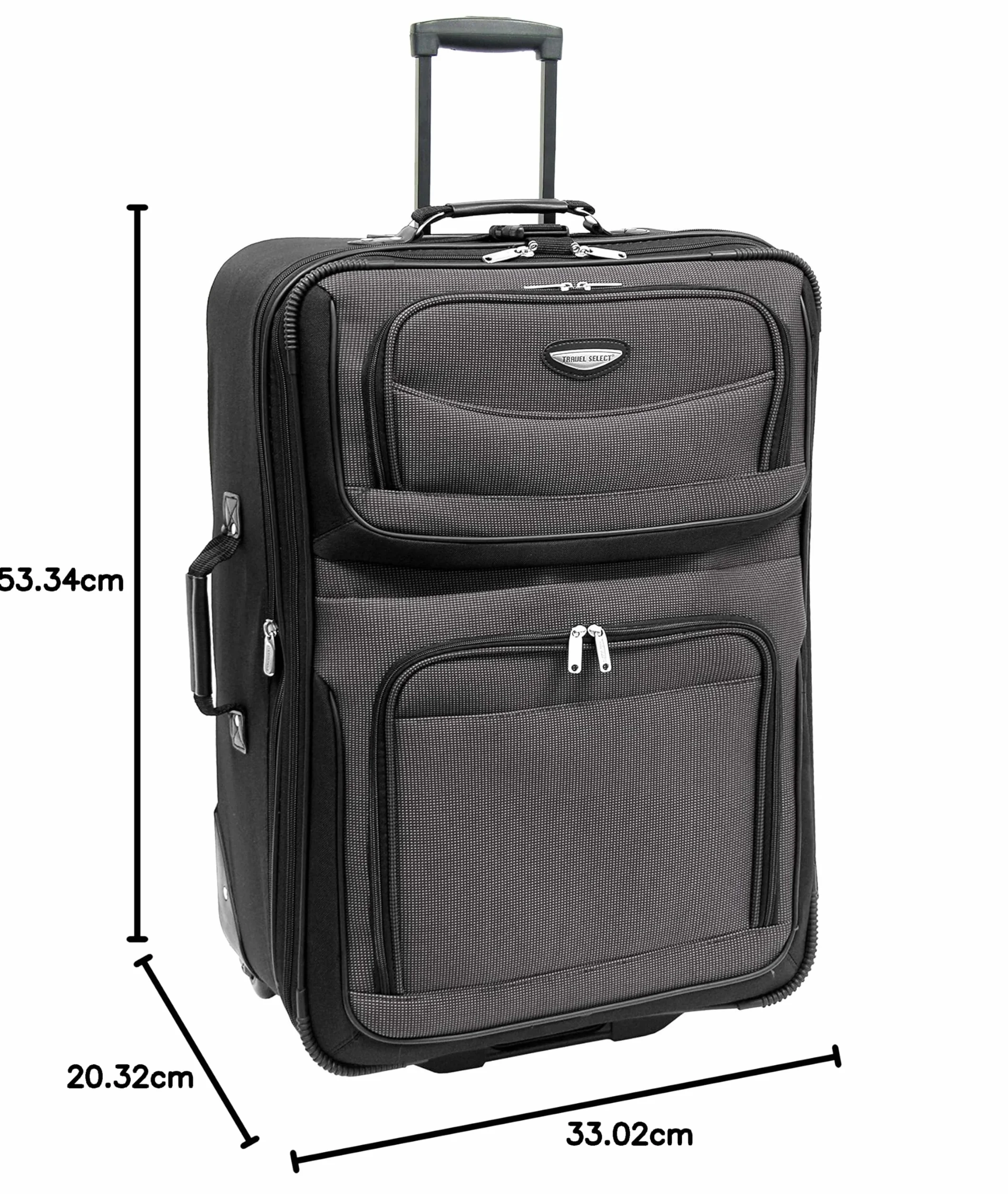 Travel Select Amsterdam walizka składana na kółkach, Szary, 2-Piece Set