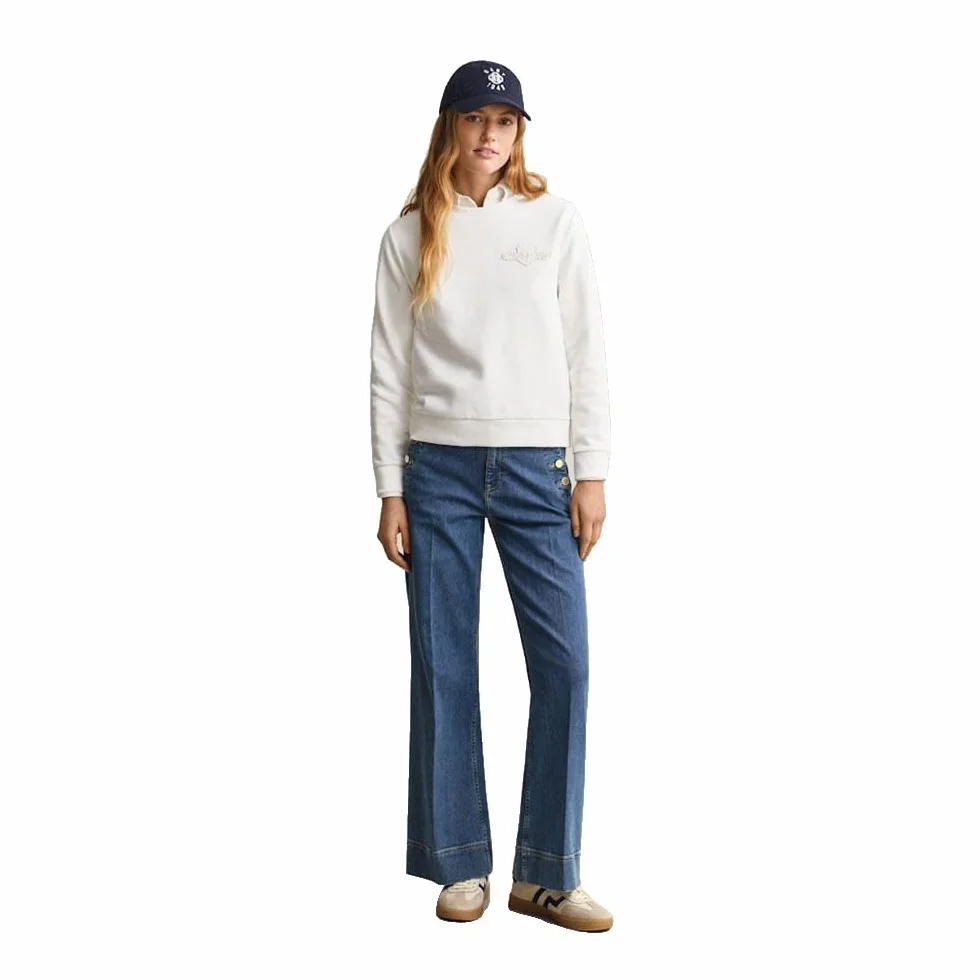 GANT Bluza sportowa Kobiety Reg Tonal Shield C-neck Sweat