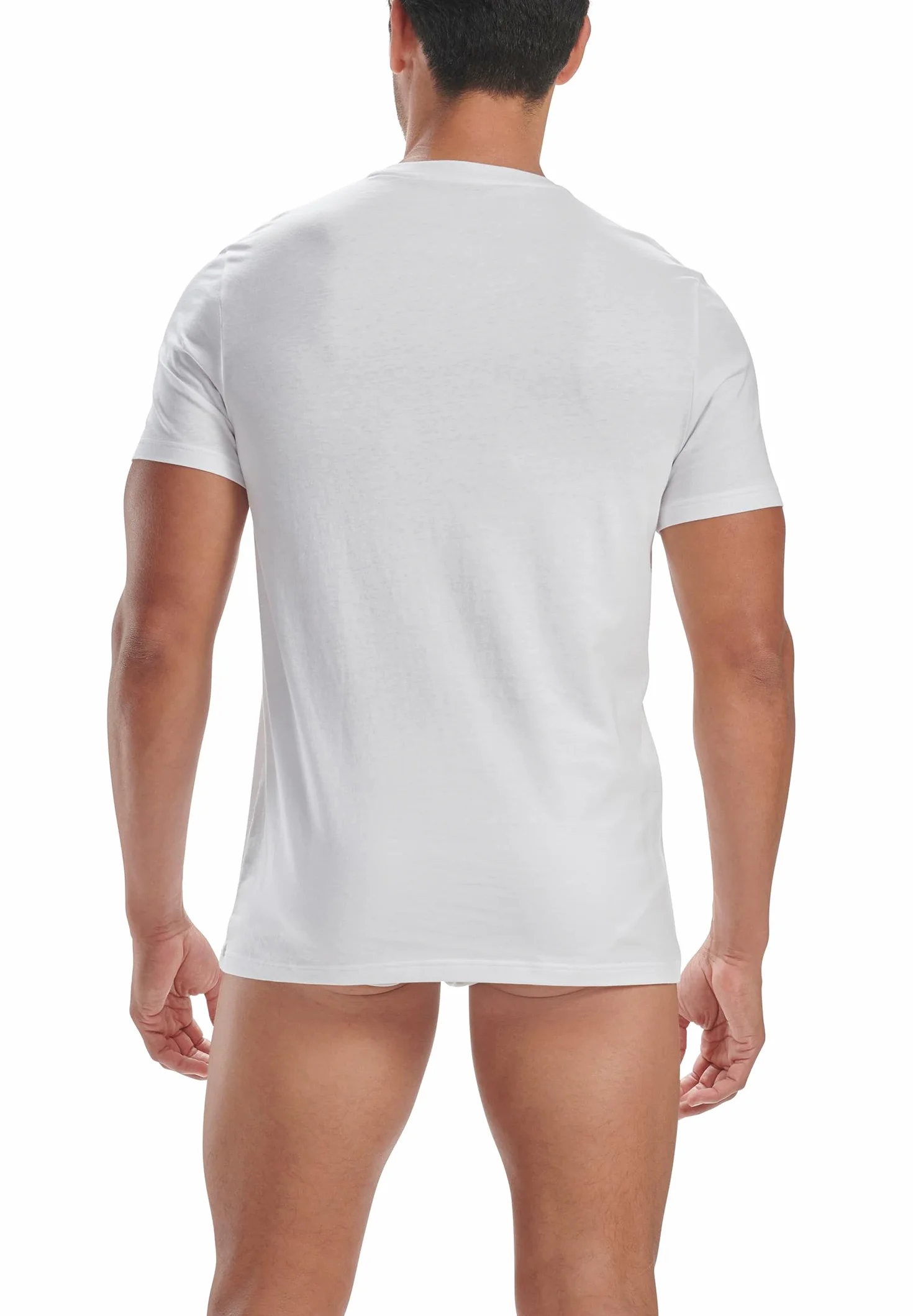 Adidas Sports Underwea Męskie Koszulki, Multipak V-Neck T, 2 Sztuki, Koszulka Bazelayer, Biała, L