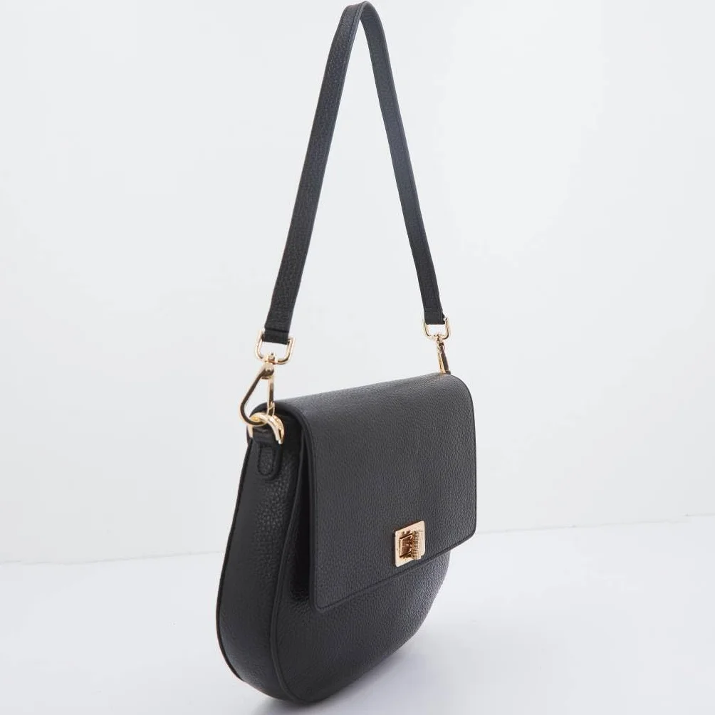 Geox Torebka damska D Flavie Bag, czarny, jeden rozmiar