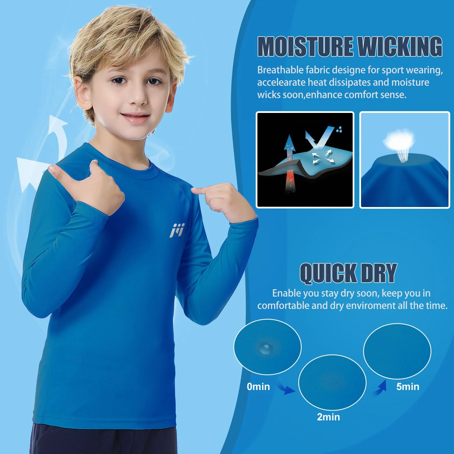 MEETWEE Rash Guard — koszulka Chłopcy Boys Rash Guard-up2k