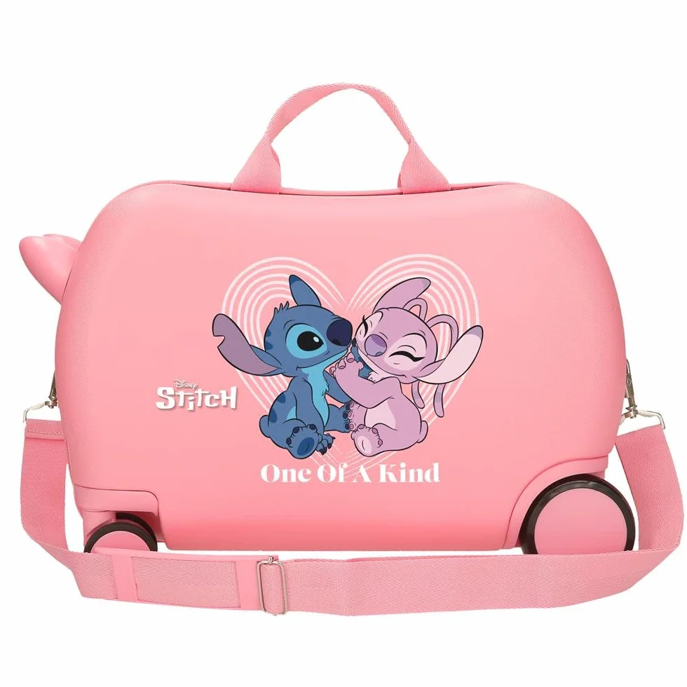 Disney Walizka dziecięca Twarda 4-kołowa Zamek szyfrowy z boku Bagaż podręczny wykonany jest z ABS, sztywnego i lekkiego materiału., One Of A Kind, Valigia per bambini, walizka dziecięca