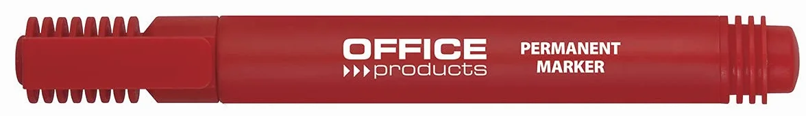 Marker Permanentny OFFICE PRODUCTS Okrągły 1-3mm (linia) Czerwony/Artykuły do Pisania i Korygowania/Typ-Okrągły/Rodzaj-Klasyczny/Kolor-Czerwony/Grubość Linii (mm)-1-3