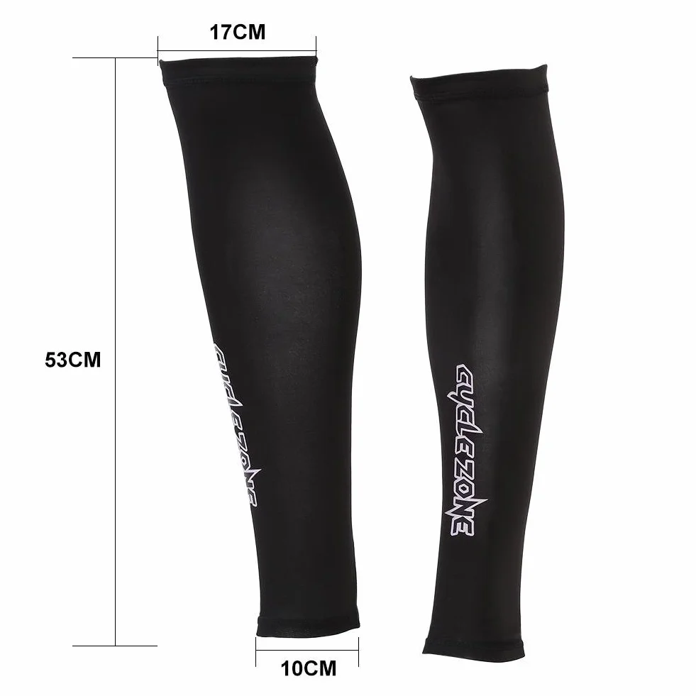 Keenso 1 Para Oddychające rękawy Legginsy kompresyjne Sport Ochrona UV Outdoor Unisex do biegania na rowerze Wędkarstwo (M)-Pokrowce na nogi Uv