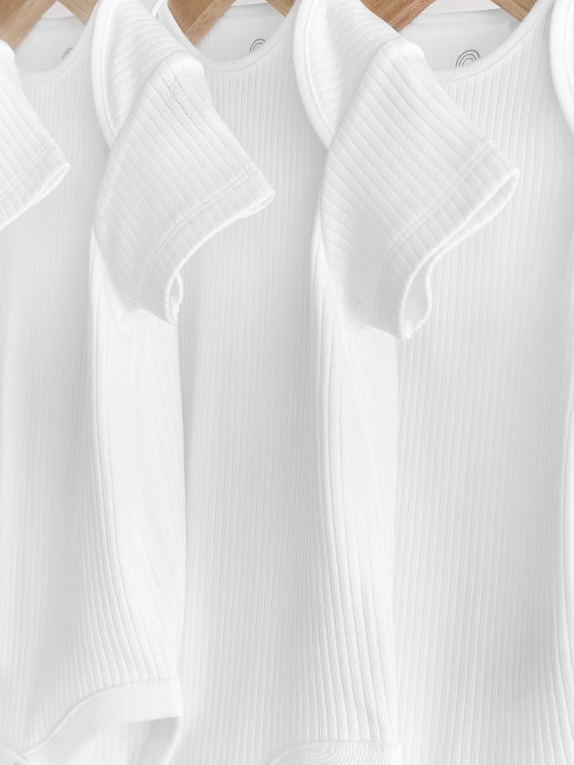 NEXT Noworodki unisex Zestaw 5 prążkowanych body niemowlęcych z krótkim rękawem